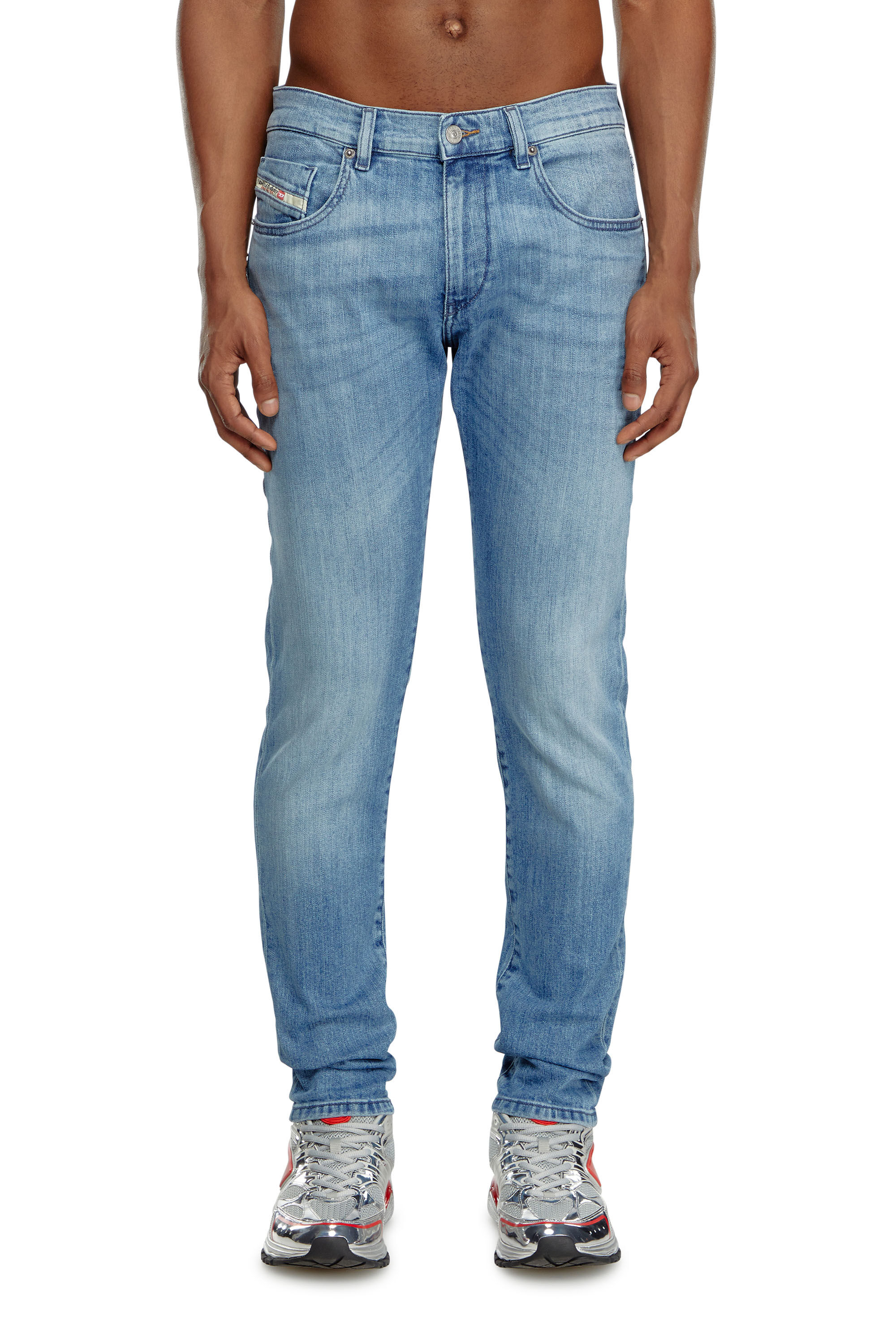 Diesel - Slim Jeans 2019 D-Strukt 0GRDI, Bleu Clair - Image 3