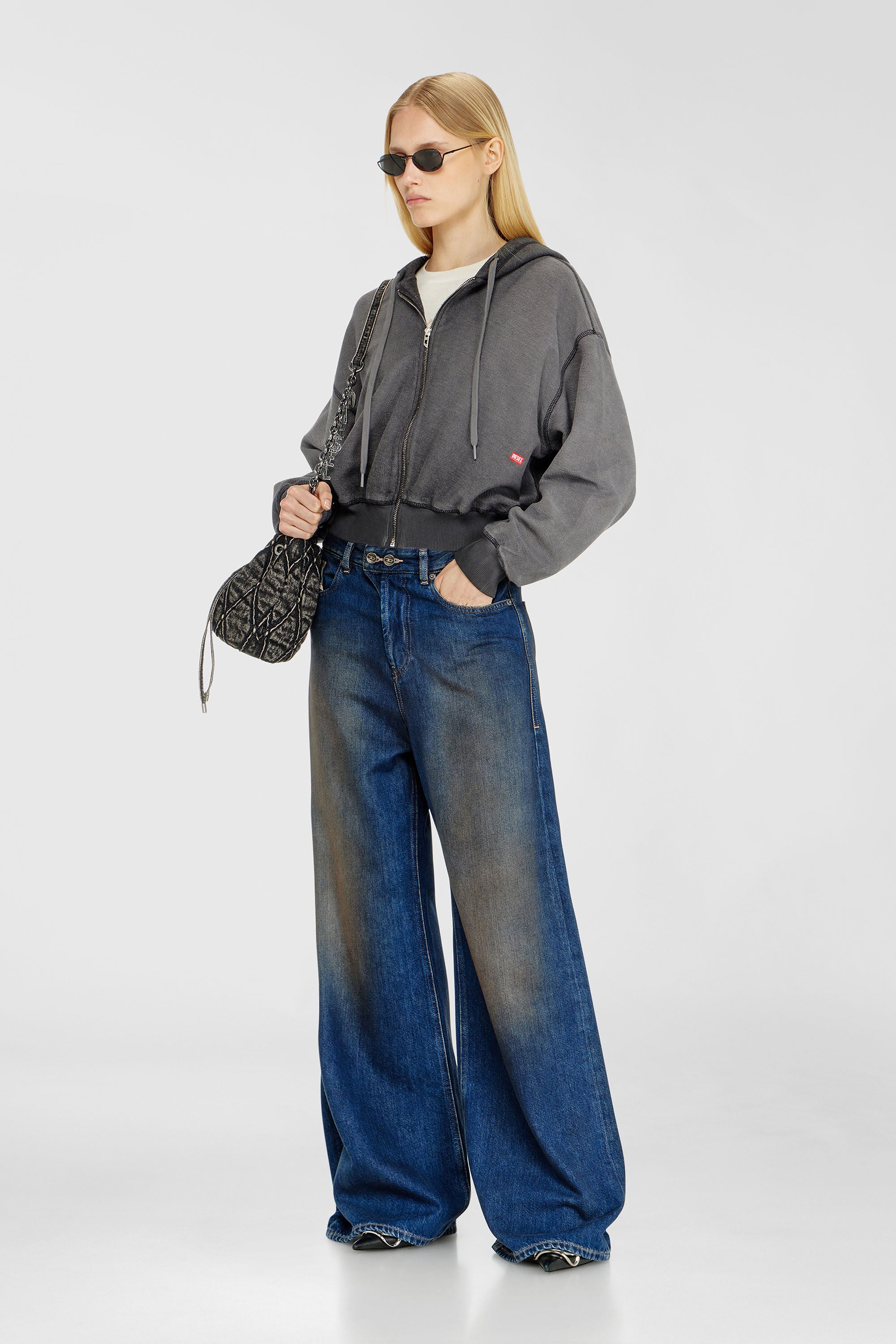 Diesel - Relaxed Jeans 1996 D-Sire 09P47 Femme, Bleu Fonc&eacute; - Image 1