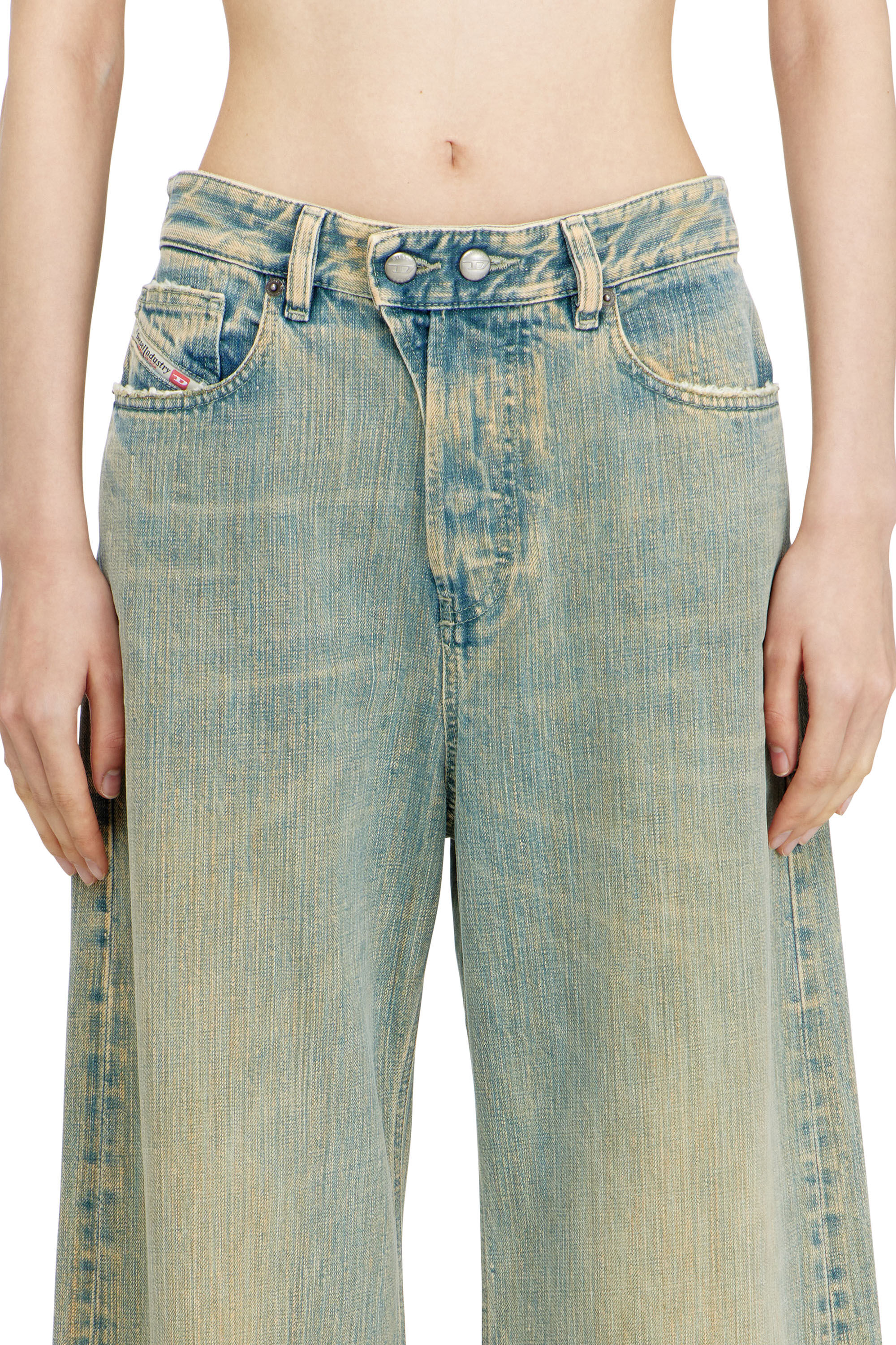 Diesel - Relaxed Jeans 1996 D-Sire 007CY Femme, Bleu moyen - Image 5