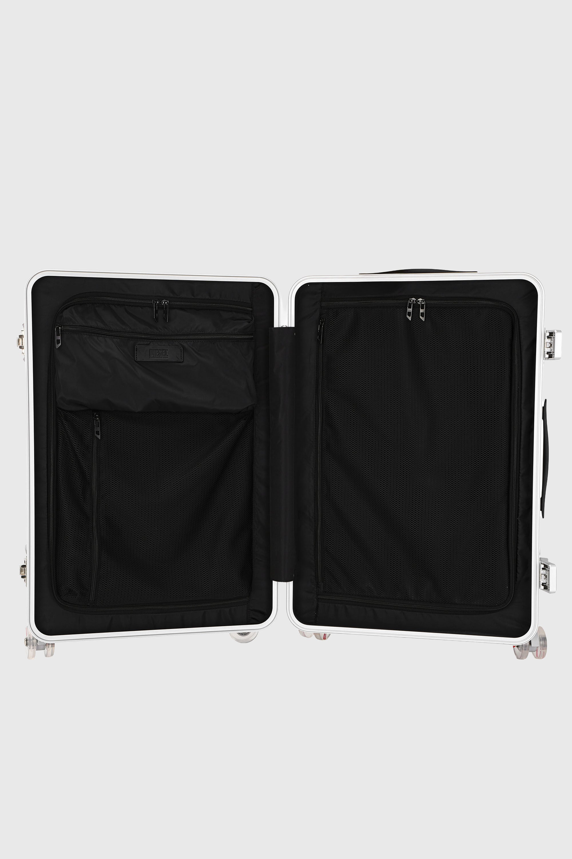 Diesel - DIESEL PC STRONG IMAGE TROLLEY- DSL003, Valise robuste taille M Mixte in Gris argent&eacute; - 3