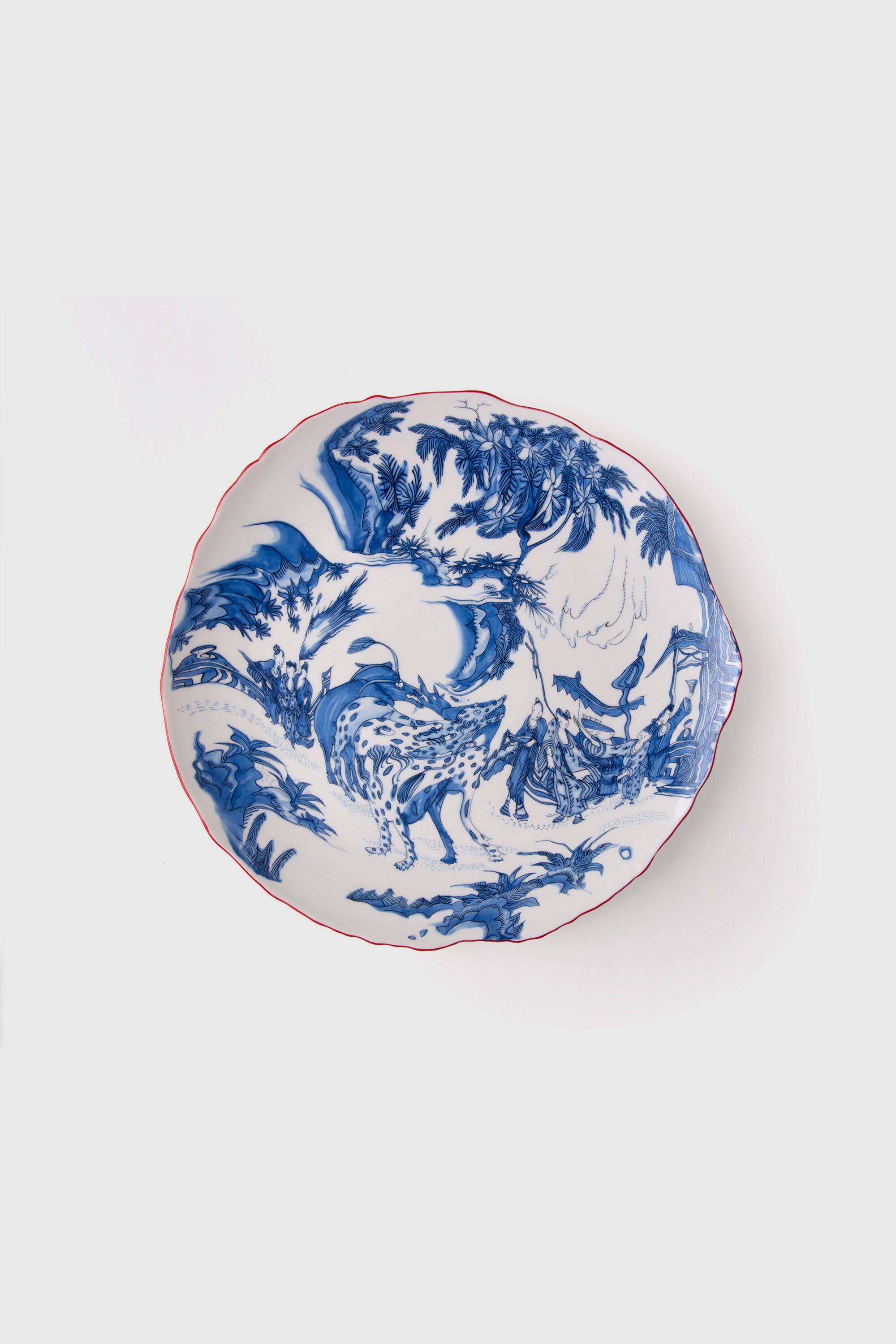 Diesel - 11203 PORCELAIN DINNER PLATE "CLASSIC ON, Assiette &agrave; d&icirc;ner en porcelaine Mixte in Polychrome - 1
