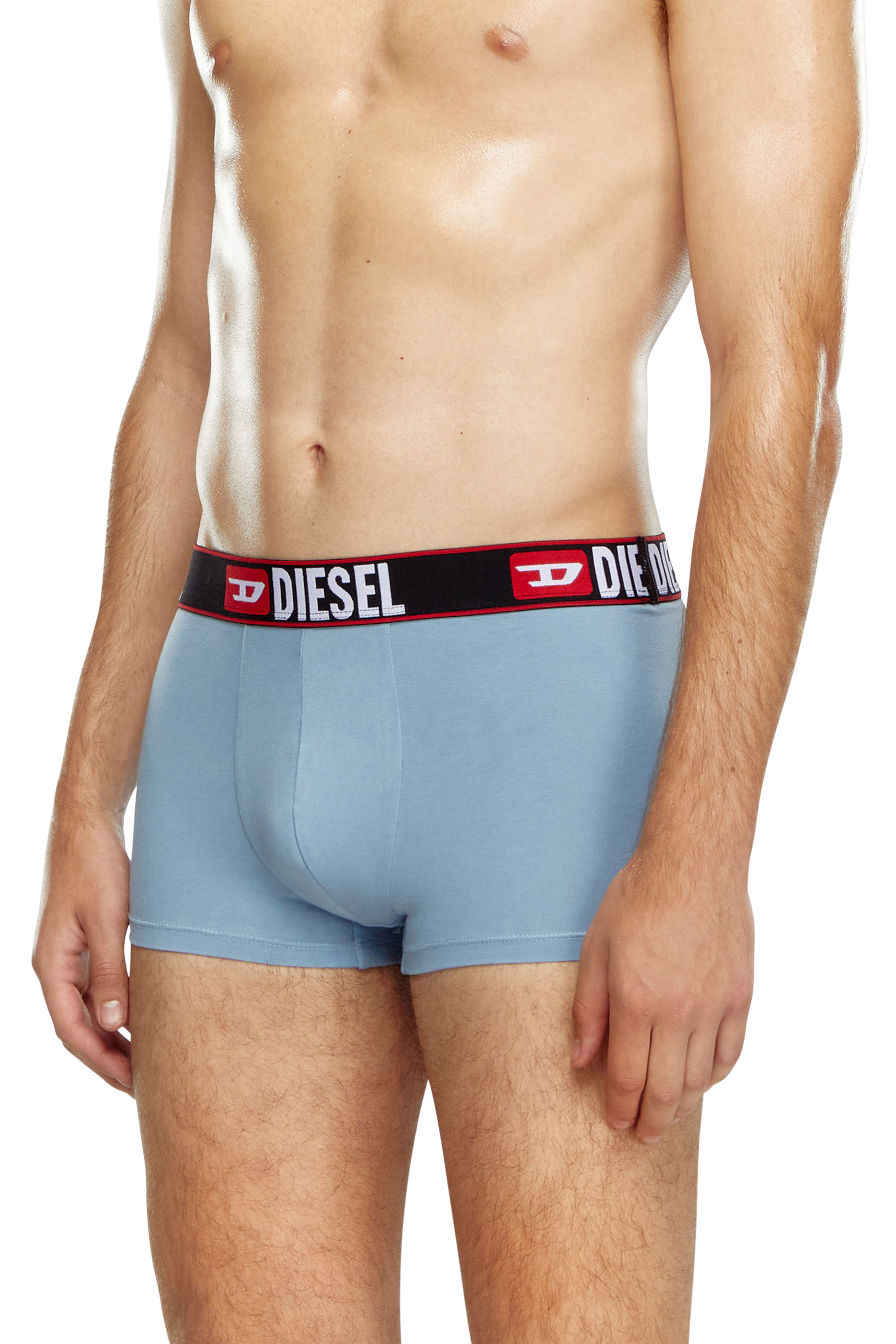 Diesel - UMBX-DAMIENTHREEPACK, Lot de 3 boxers avec motif nuage Homme in Bleu - 3