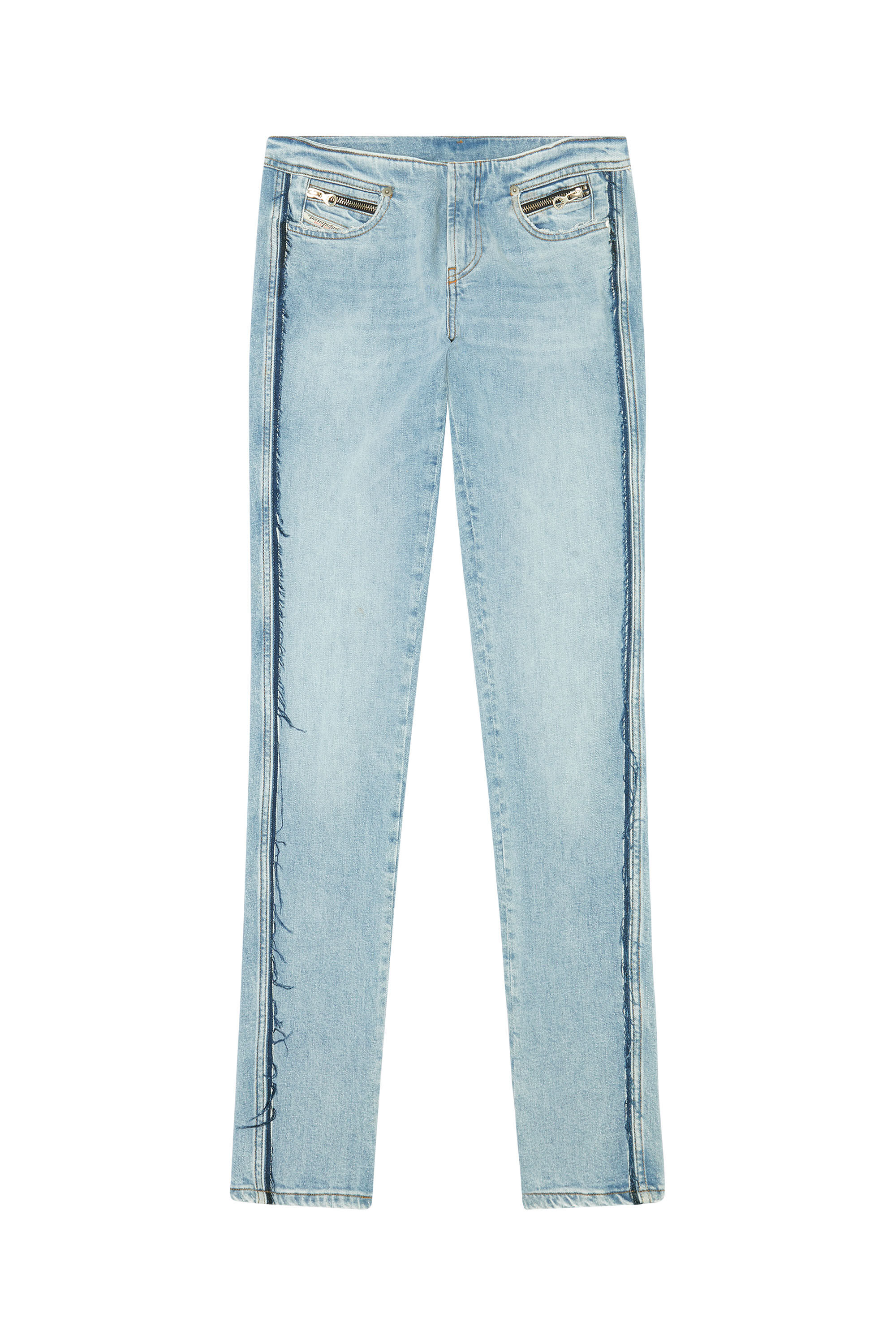 Diesel - D-Tail 09F41 Skinny Jeans, Light Blue - Image 2