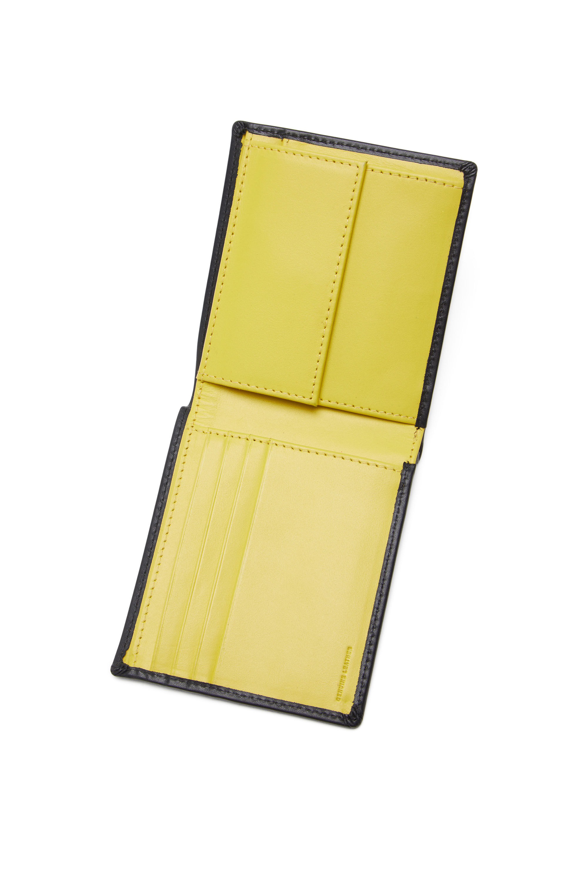 Diesel - BI-FOLD COIN S, Portefeuille à deux volets en cuir lisse Homme in Polychrome - 3
