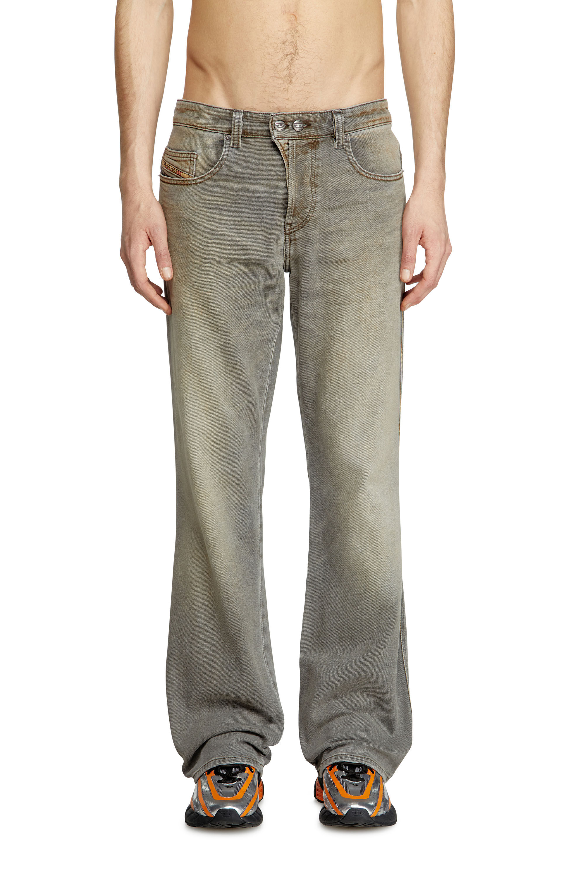 Diesel - Bootcut Jeans 1998 D-Buck 09L37 Homme, Gris Clair - Image 3