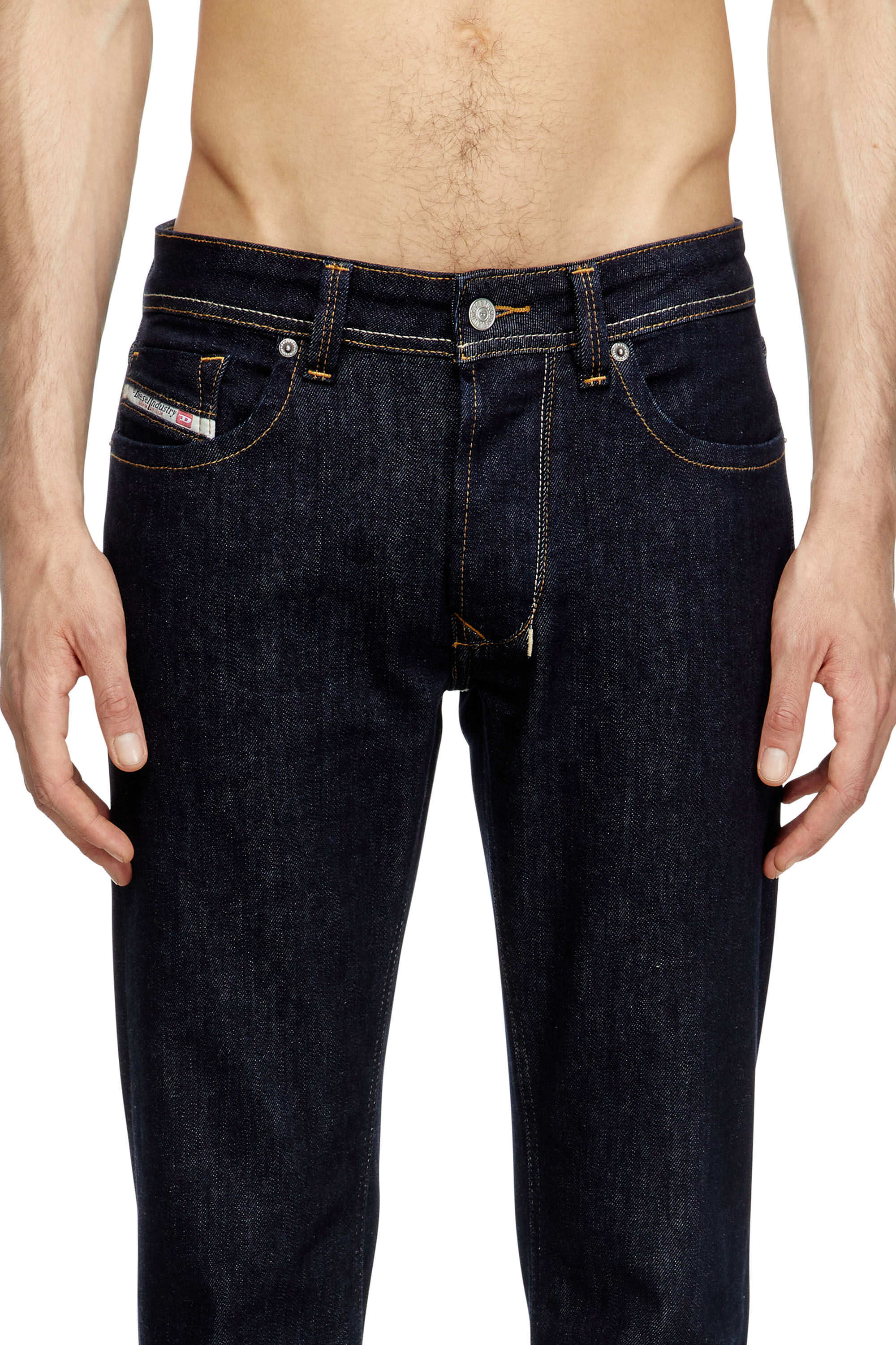 Diesel - Regular Jeans 1985 Larkee 0DBEJ Homme, Bleu Foncé - Image 5