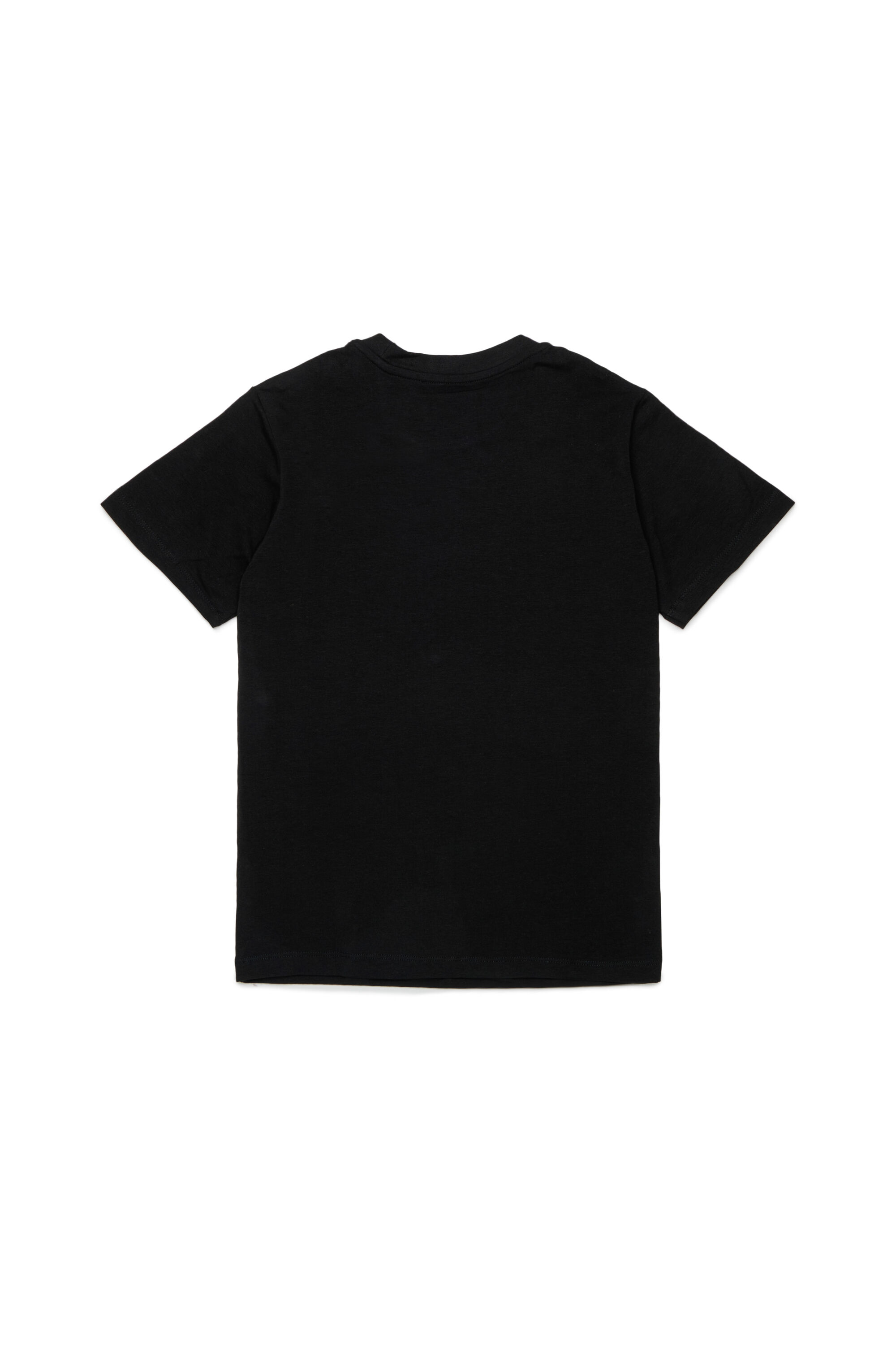 Diesel - UTRIM, T-shirt en coton avec imprim&eacute; logo Homme in Noir - 2