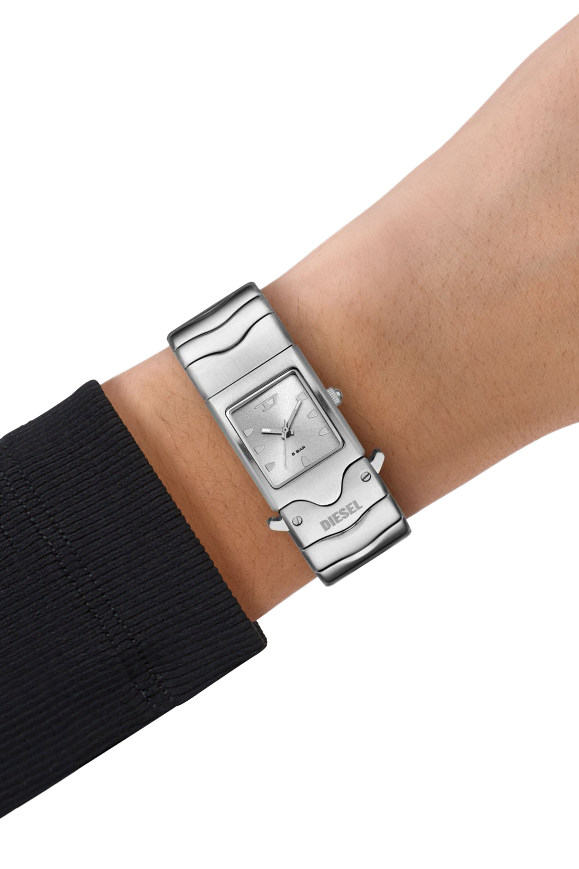 Diesel - DZ2222, Diesel Closer Three-Hand Stainless Steel Watch Mixte in Gris argenté - 4
