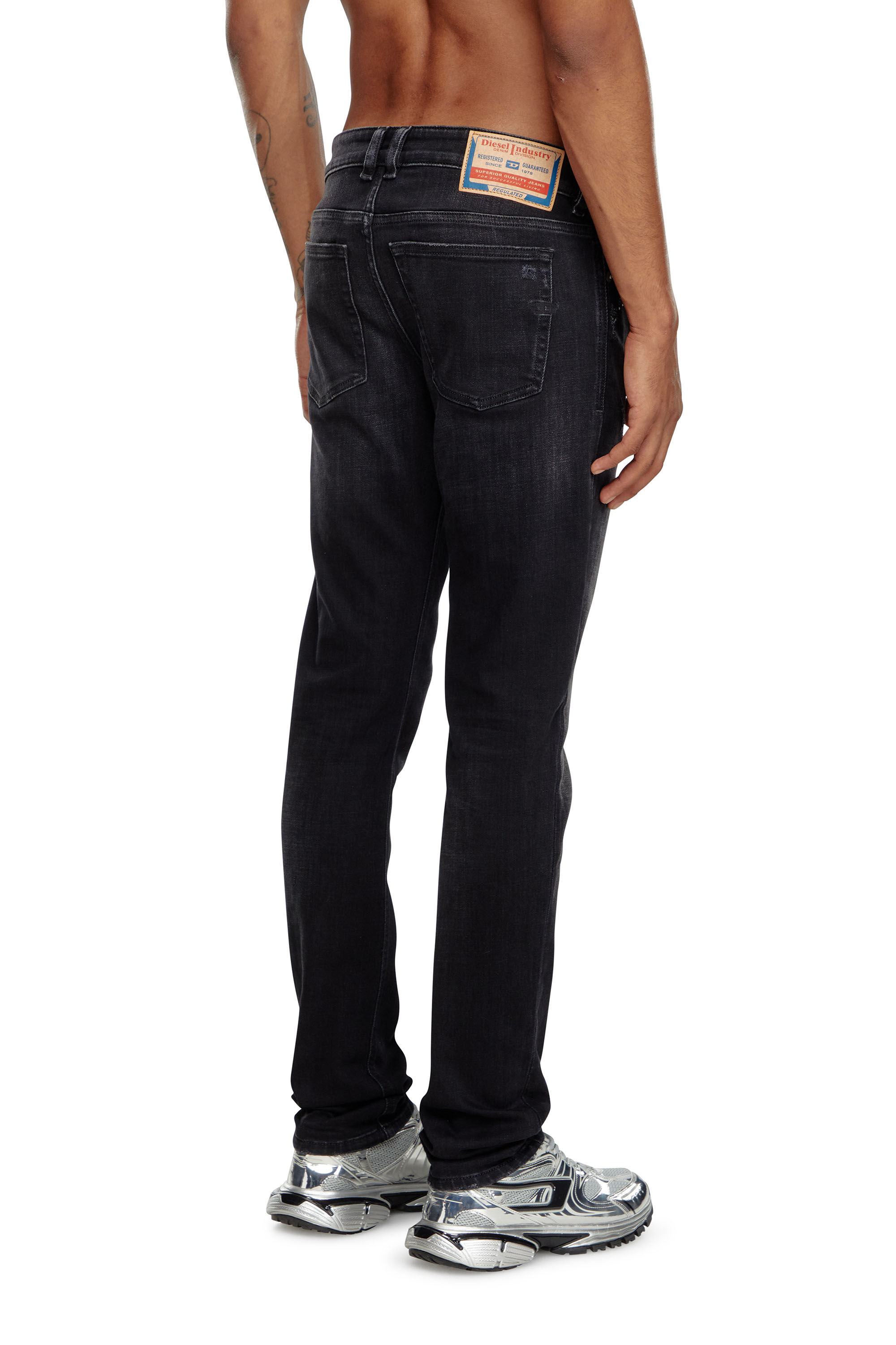 Men s Skinny Jeans Black Dark grey Diesel 1979 Sleenker