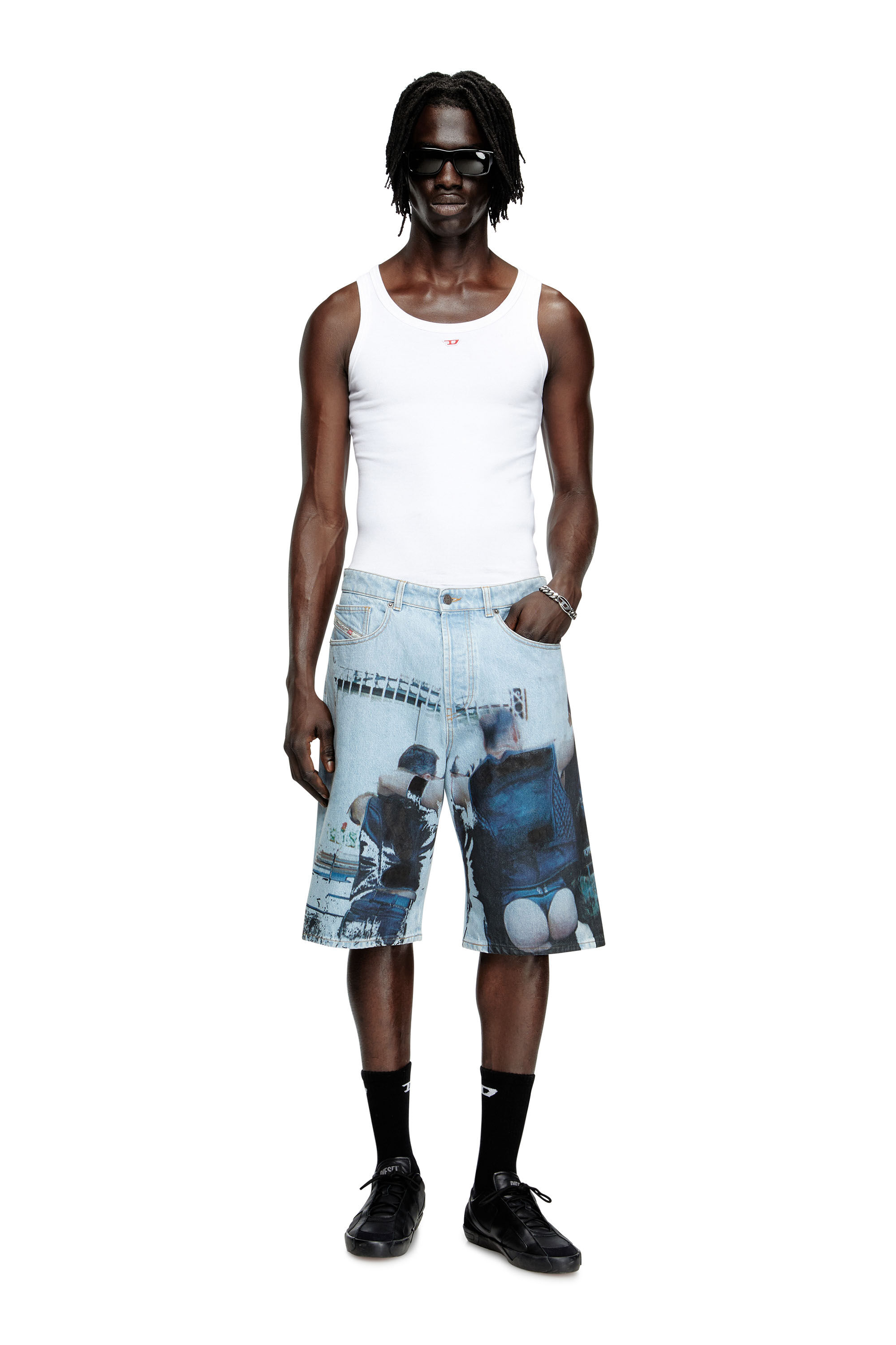 DIESEL>>Pr-D-Rixford-S デニムショーツ PR-D-RIXFORD-S