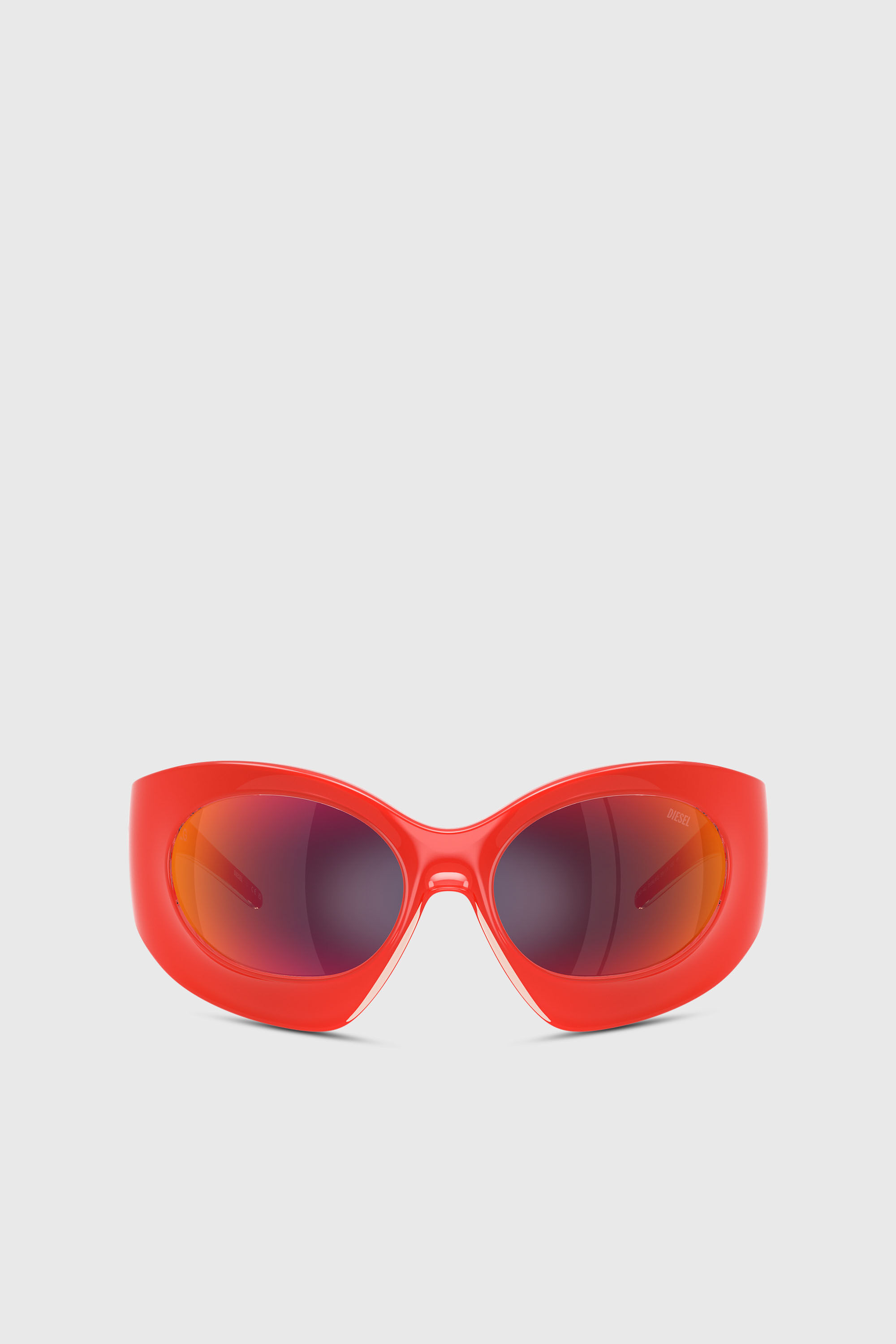 Diesel - Tropik_ta Sunnies, Lunettes de soleil &agrave; monture enveloppante Mixte in Orange - 1