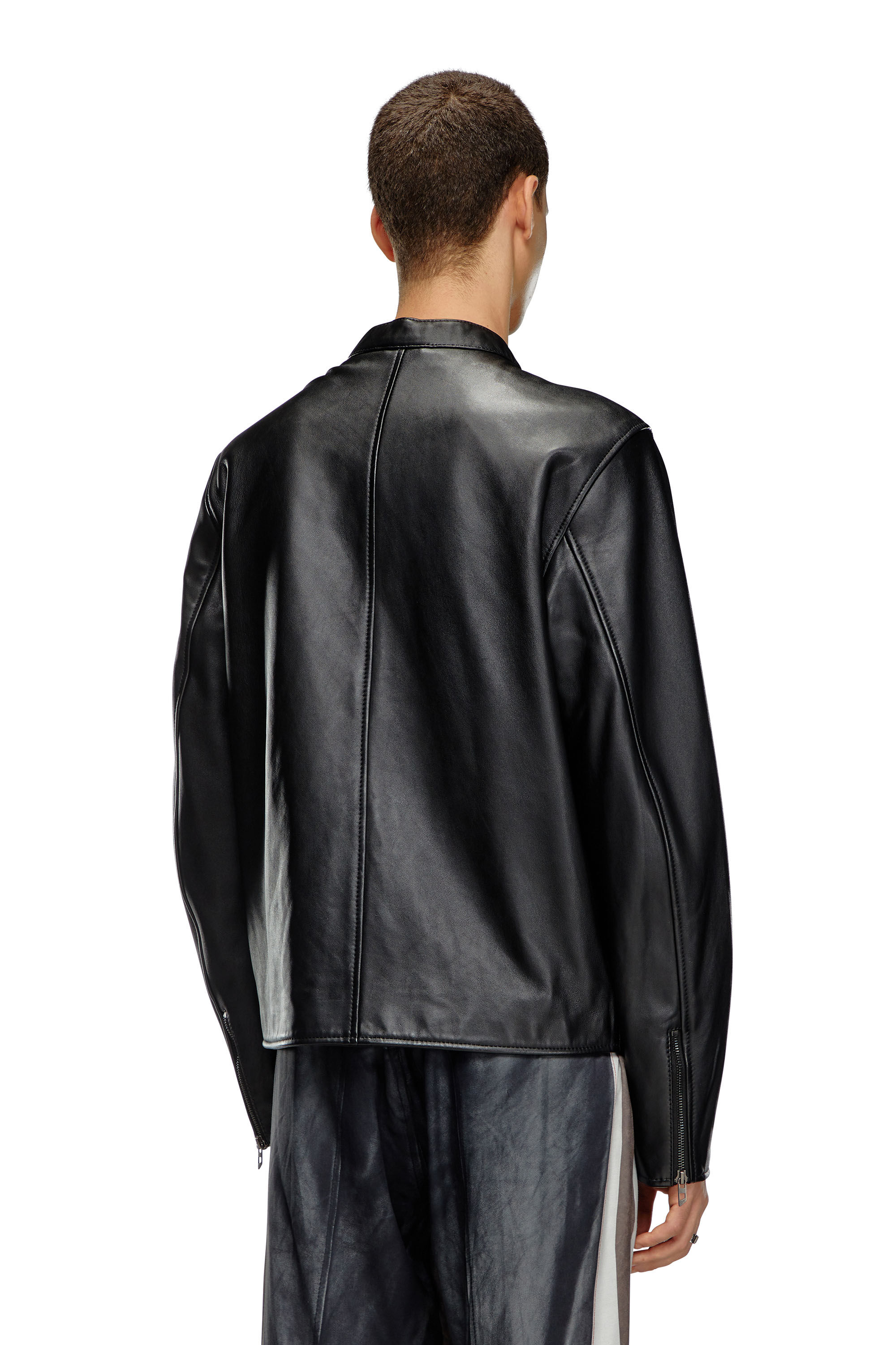 DIESEL｜JACKETS (A14550 0QJAN 01) Vintage Diesel Denim Jacket Cafe Racer Biker Grunge Made In