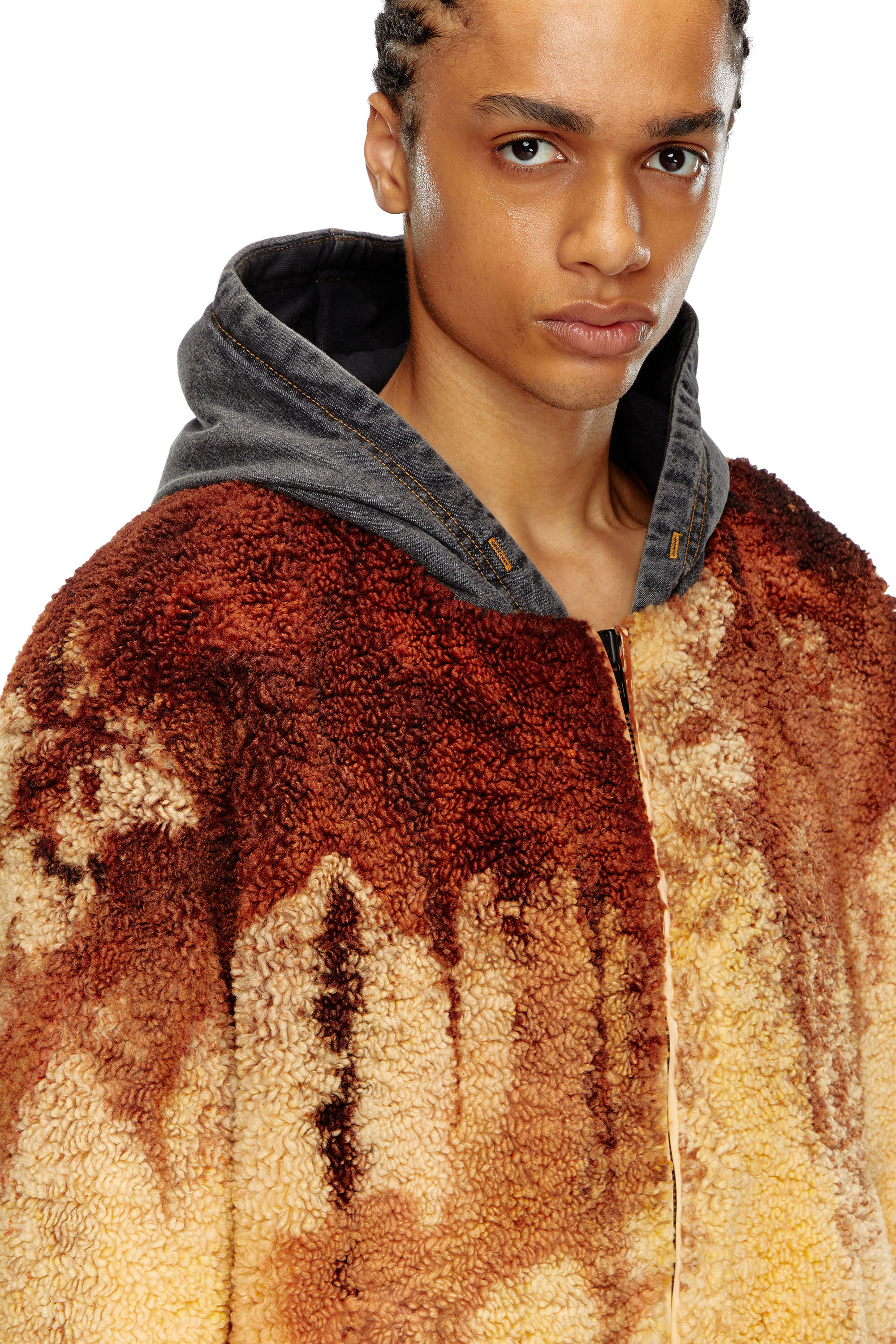 Teddy jacket hoodie on sale