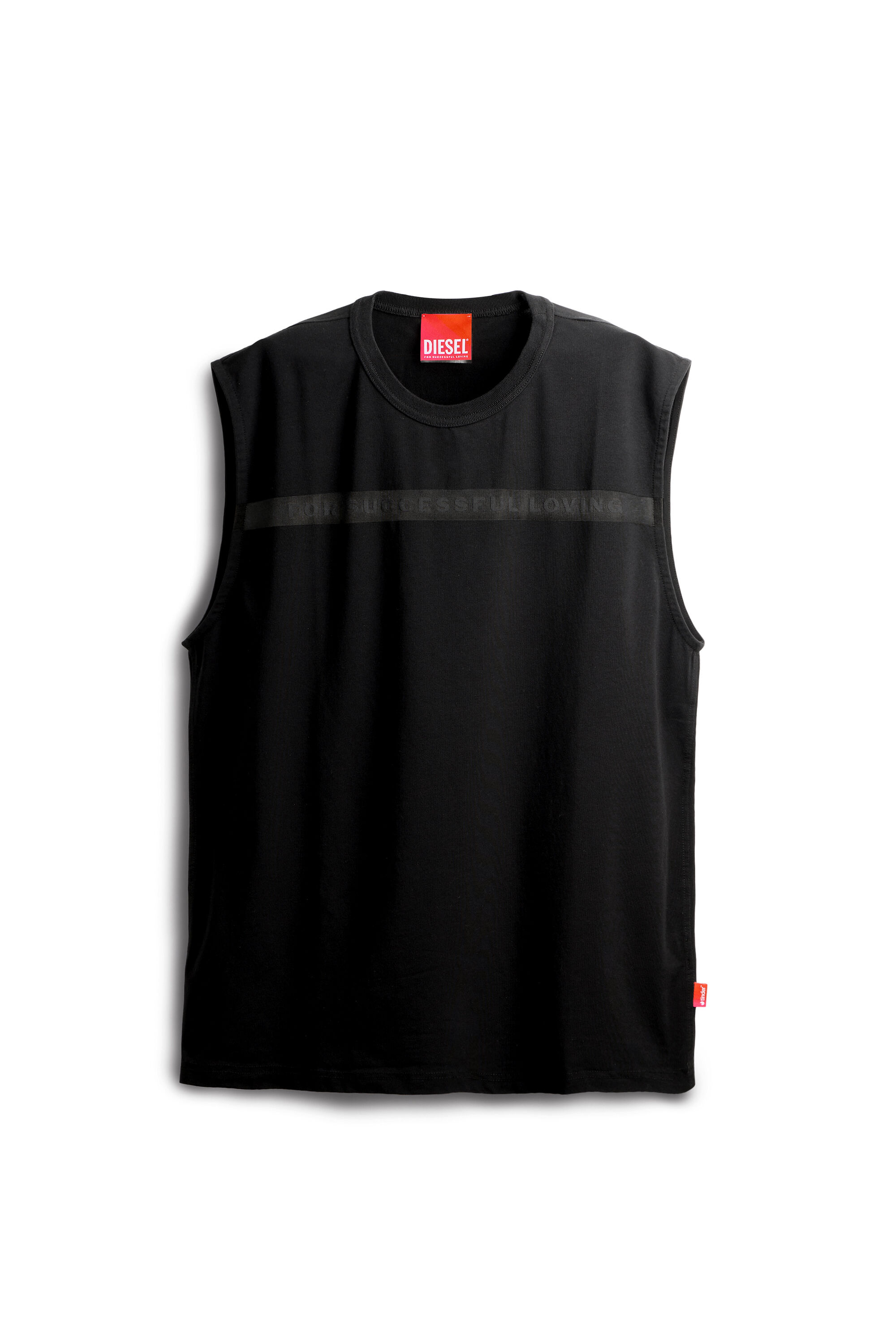 Diesel - PR-T-NORM-BISC-MATI-R, D&eacute;bardeur avec logo For Successful Loving Mixte in Noir - 2