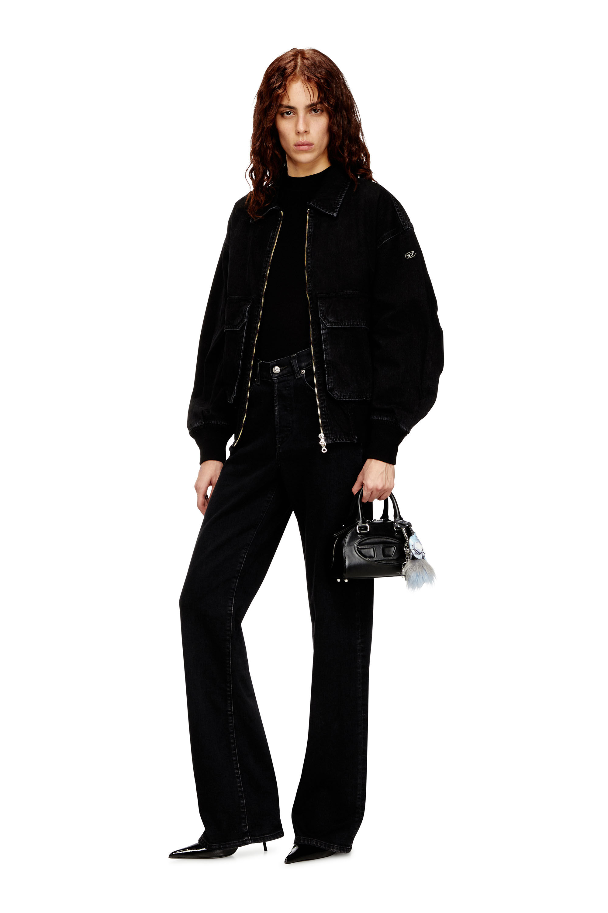 Diesel - D-KURZ, Veste en denim DNA Mixte in Noir - 7