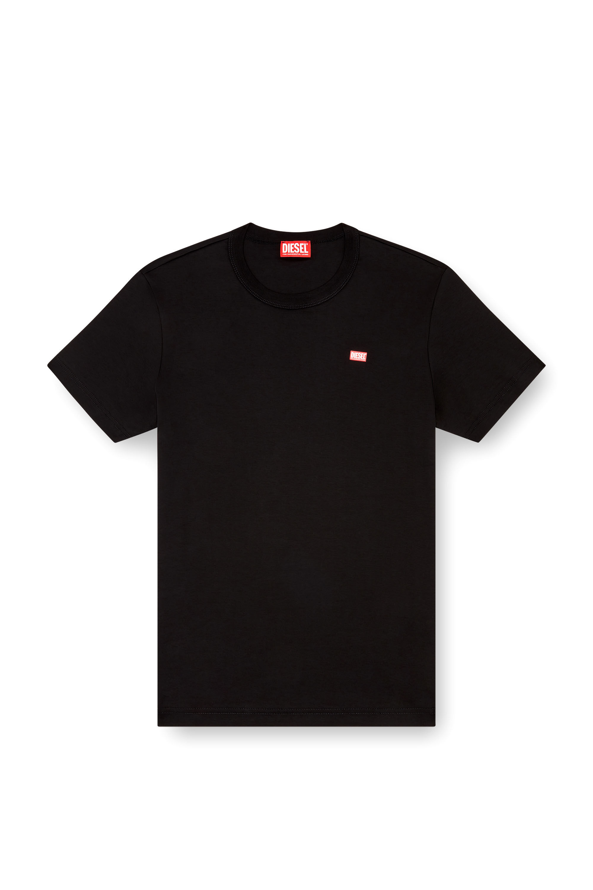 ★DIESEL★ T Miegor K77 T-shirt Black Men's T-shirt in mercerised cotton | Black | Diesel