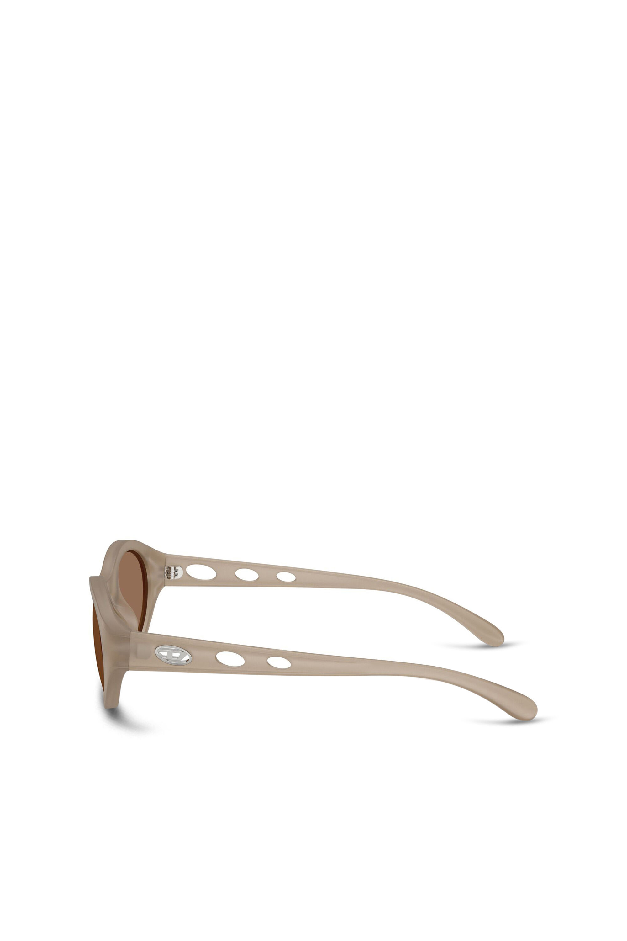 Diesel - 0DL3005U, Lunettes de soleil ovales Mixte in Beige - 2