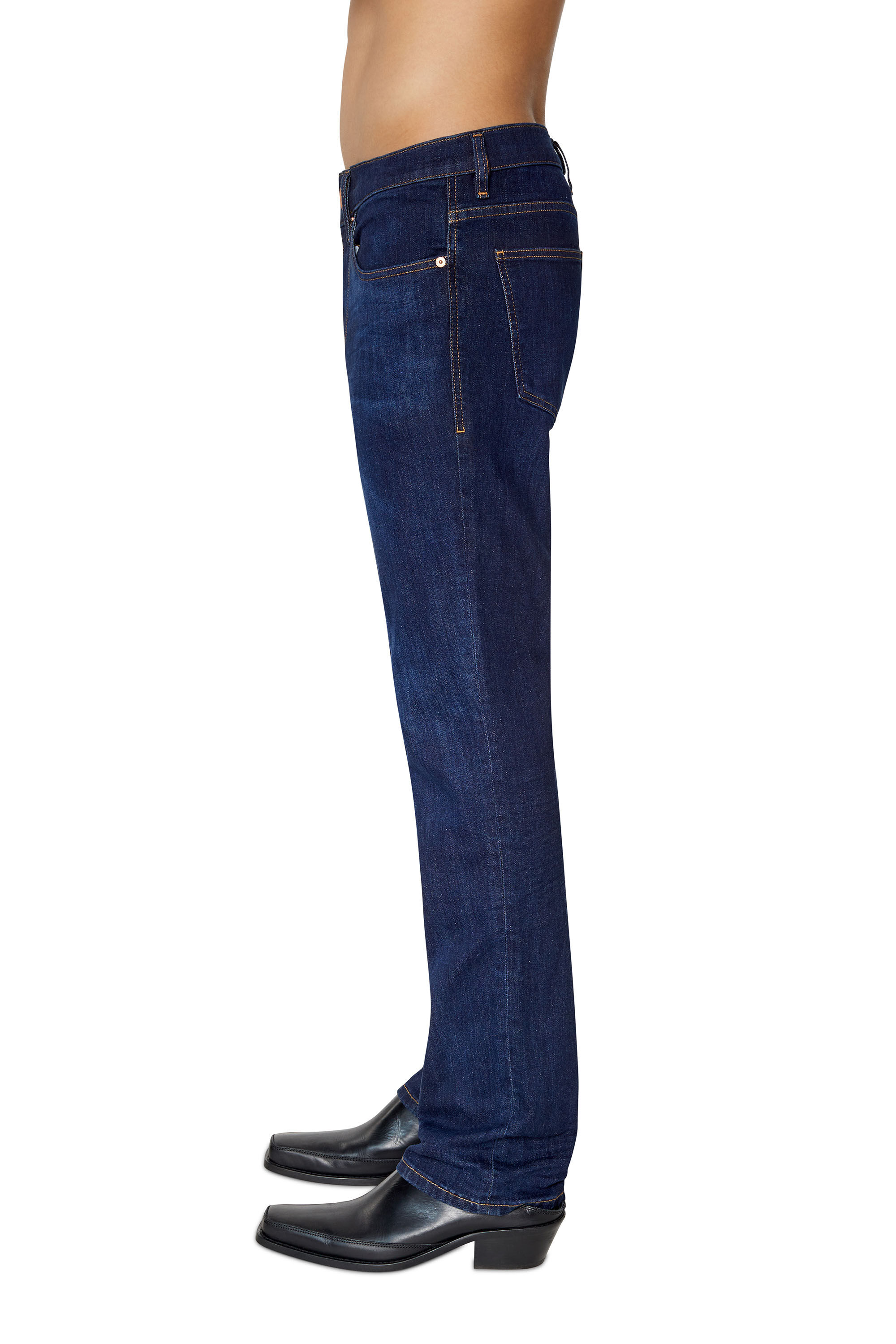 Diesel - 2021 D-Vocs 0GDAO Bootcut Jeans, Dark Blue - Image 5