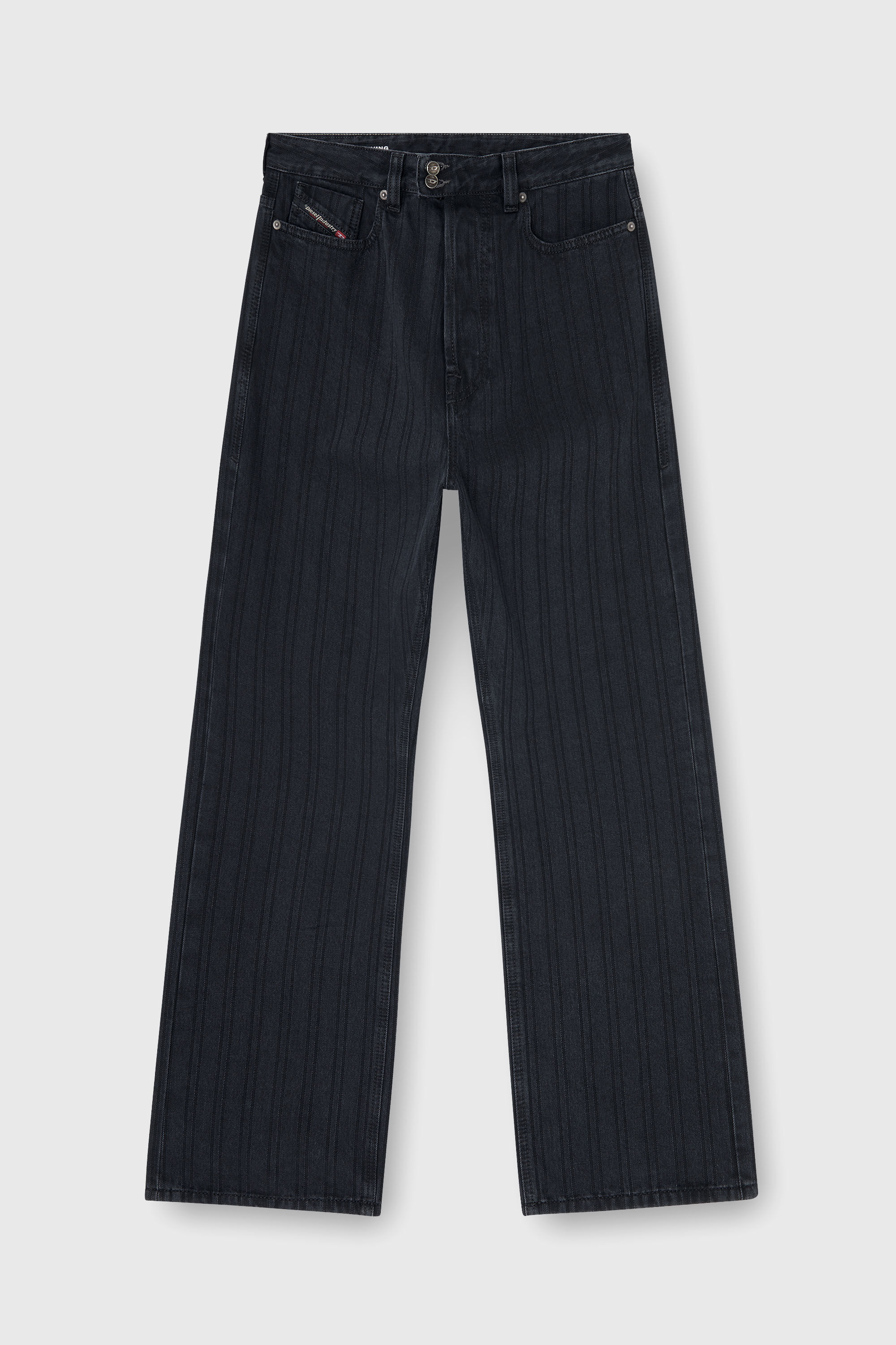 Diesel - Relaxed Jeans 1980 D-Eeper 09Q12 Homme, Noir/Gris fonc&eacute; - Image 6