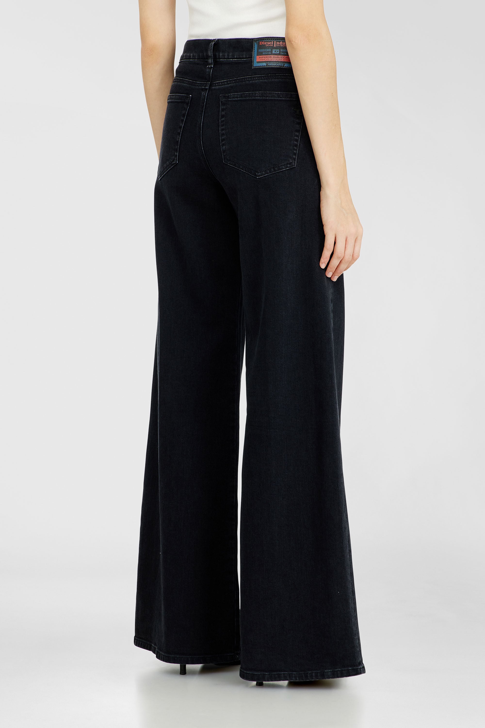 Diesel - Flare Jeans 1978 D-Akemi 09N89 Femme, Noir/Gris fonc&eacute; - Image 5