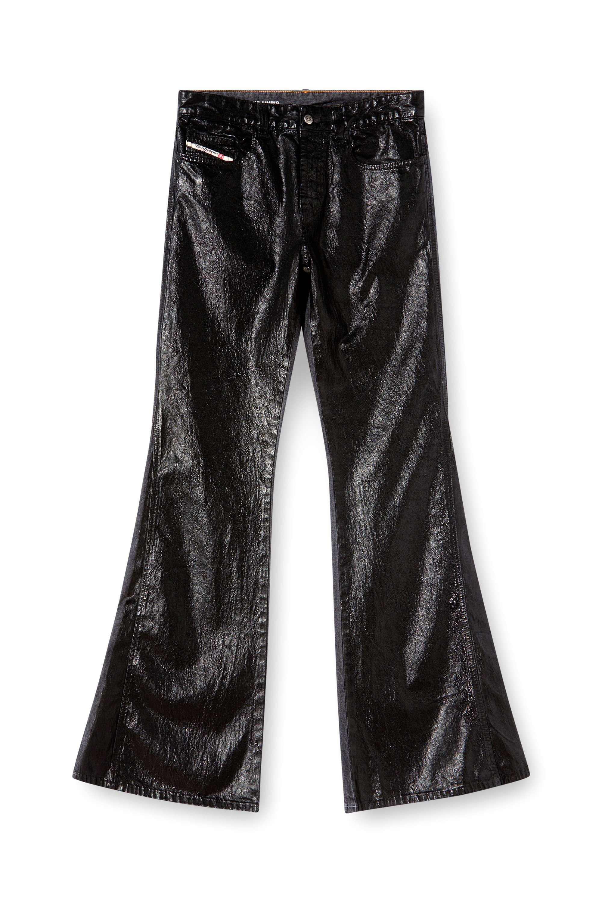 Diesel - Bootcut Jeans 1998 D-Buck 0DBCV Mixte, Noir/Gris foncé - Image 2