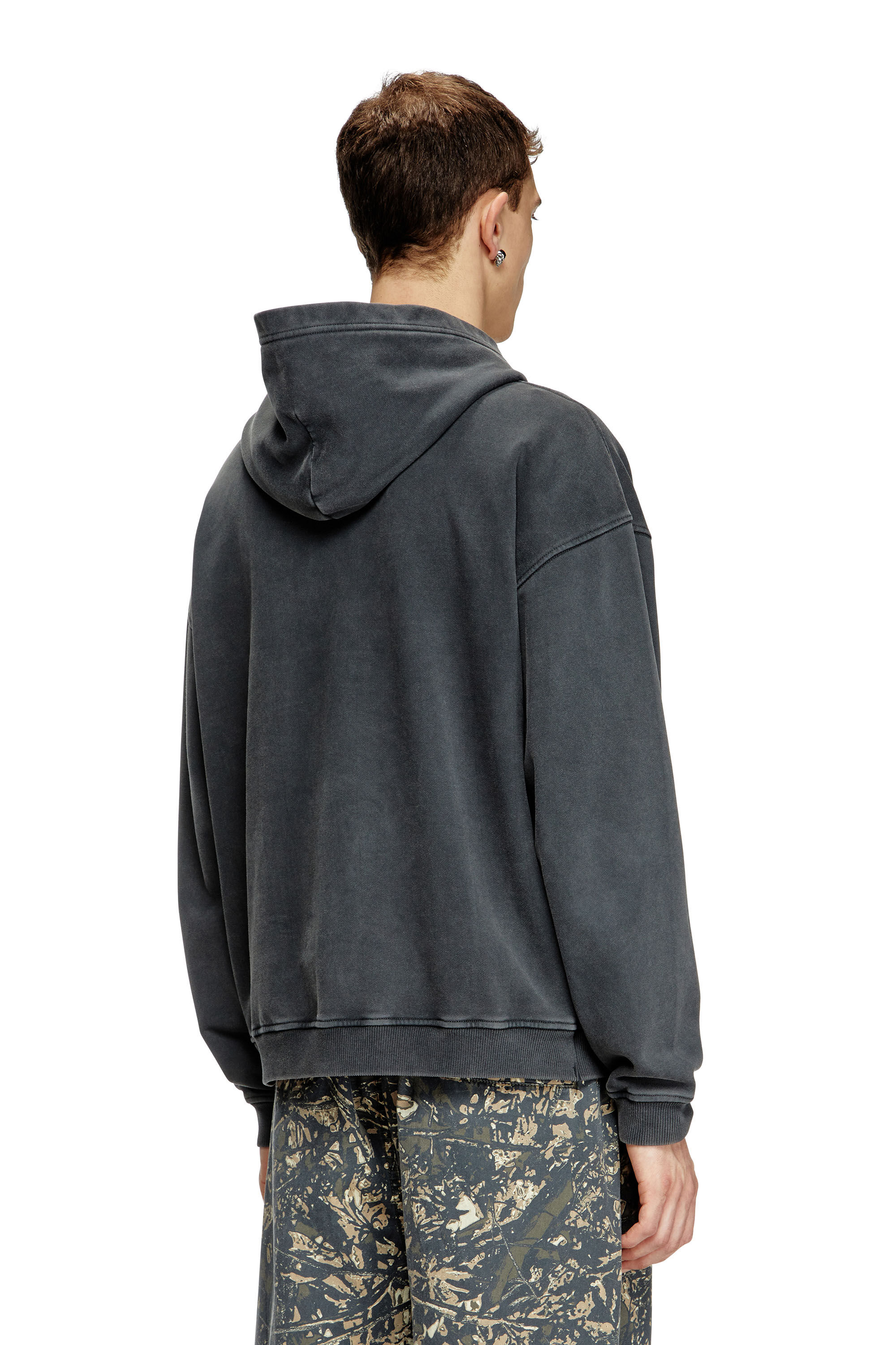 パーカー・フーディ DIESEL Men Sweatshirt Black A169130TKAC 9XX メンズ スウェット パーカー（パーカー）｜DIESEL（ディーゼル