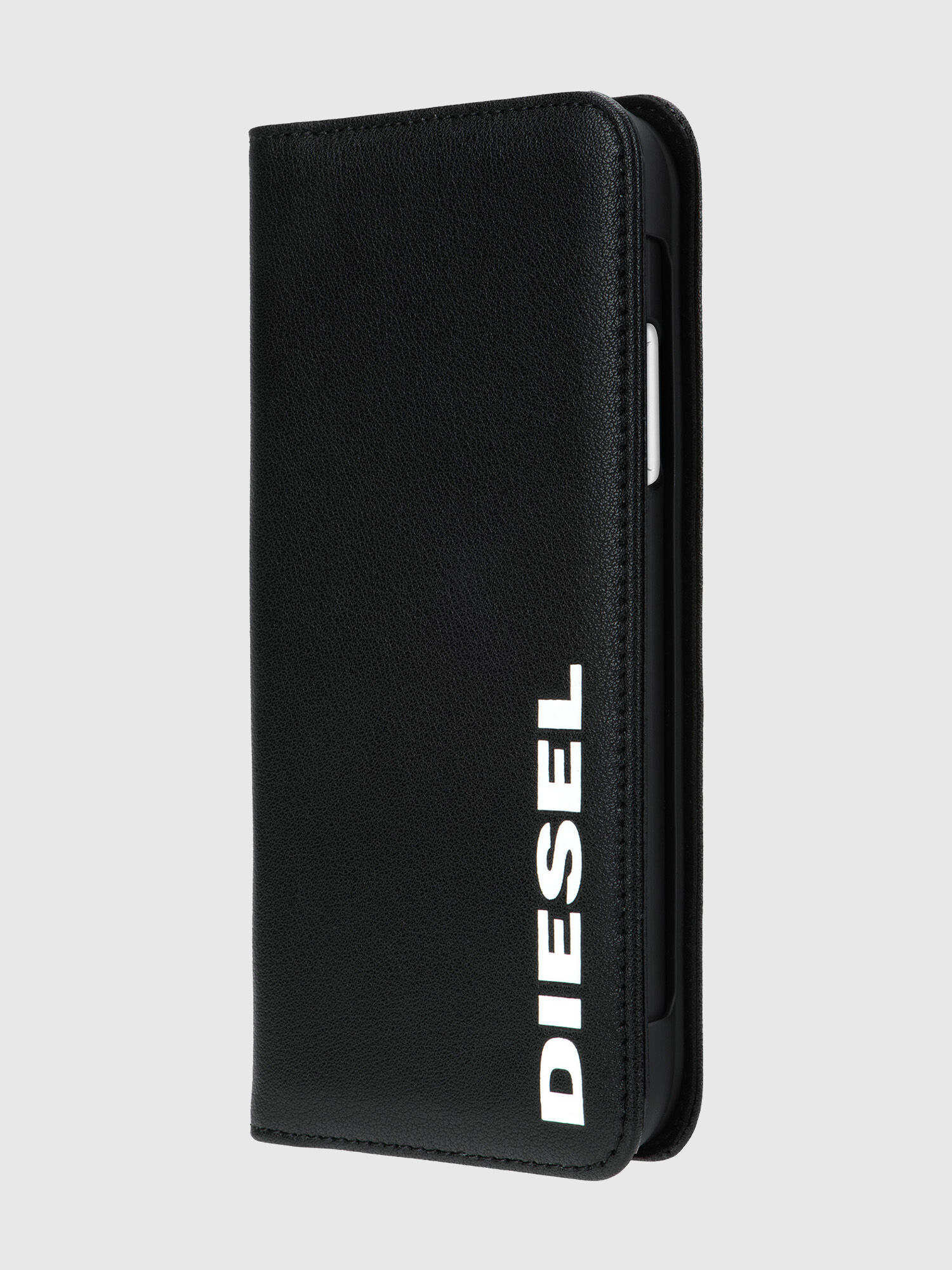 Diesel - DIPH-038-BKLVL, Unisex's 2-in-1 folio case for iPhone 11 in Black - 2