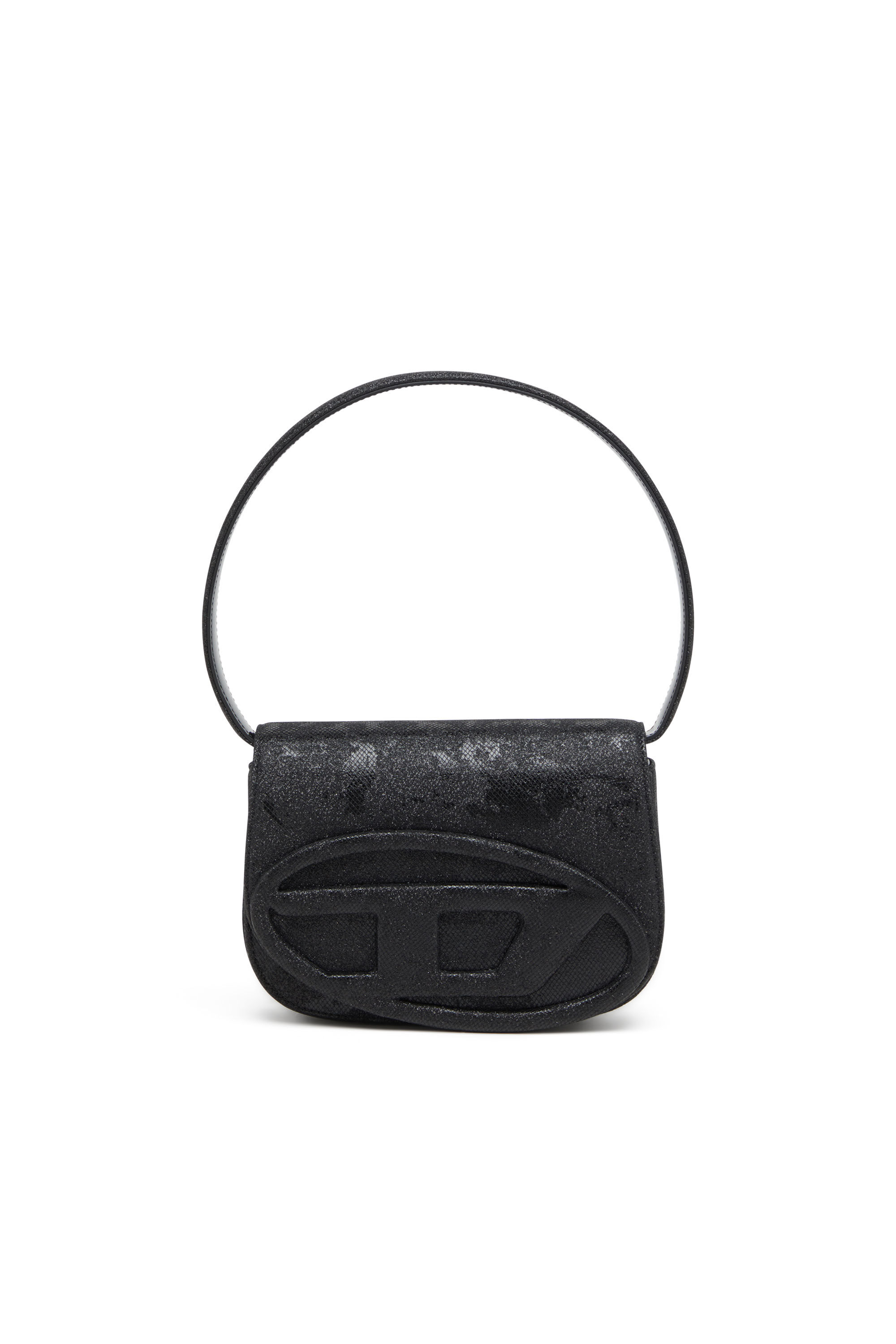 Diesel - 1DR, Woman's 1DR-Iconic 1DR bag in glitter-camo Lurex in null - 1