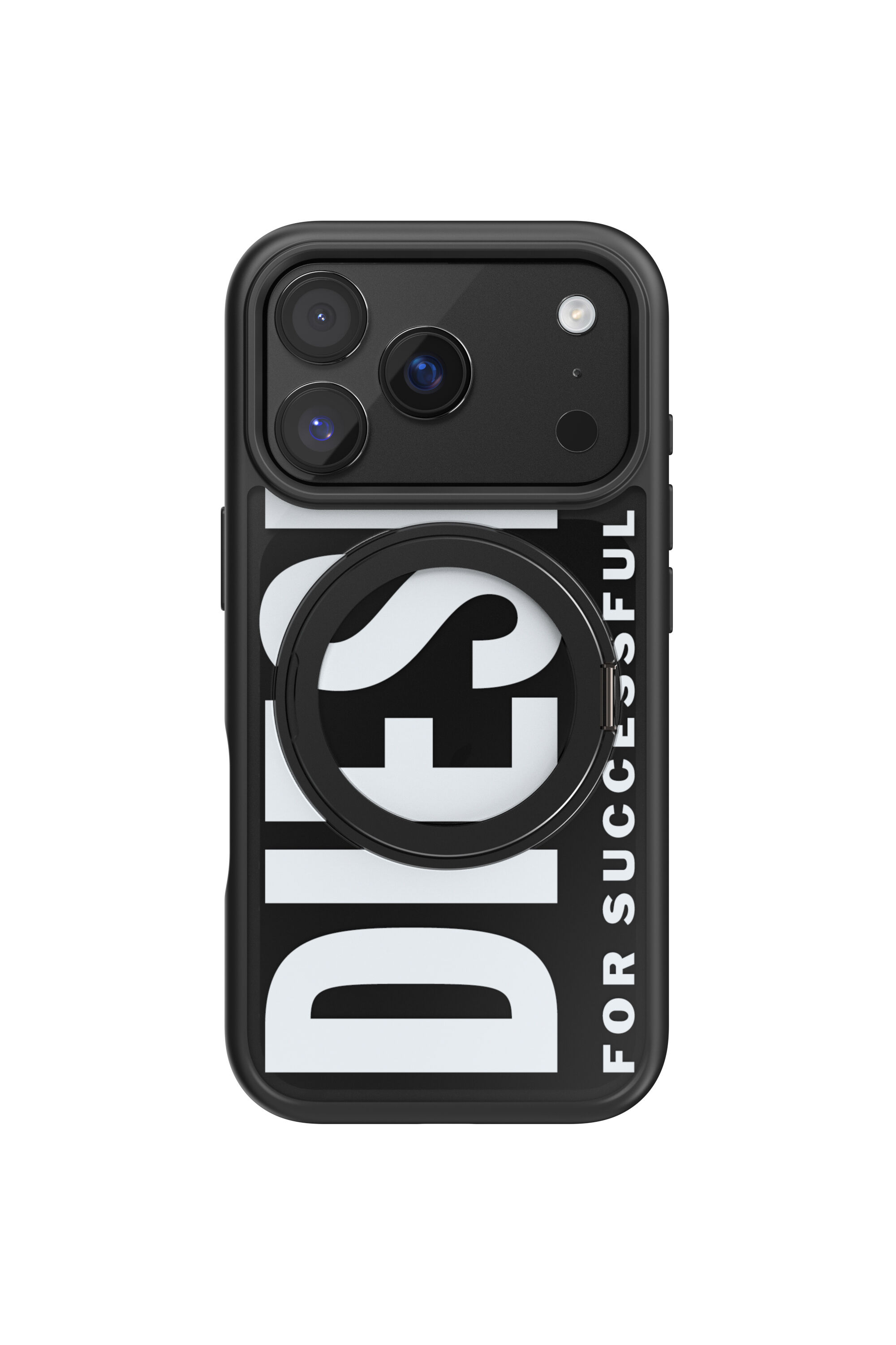 Diesel - 60405 RING STAND CASE, Étui Ringstand-Magsafe pour iPhone 17 Pro Mixte in Noir - 2