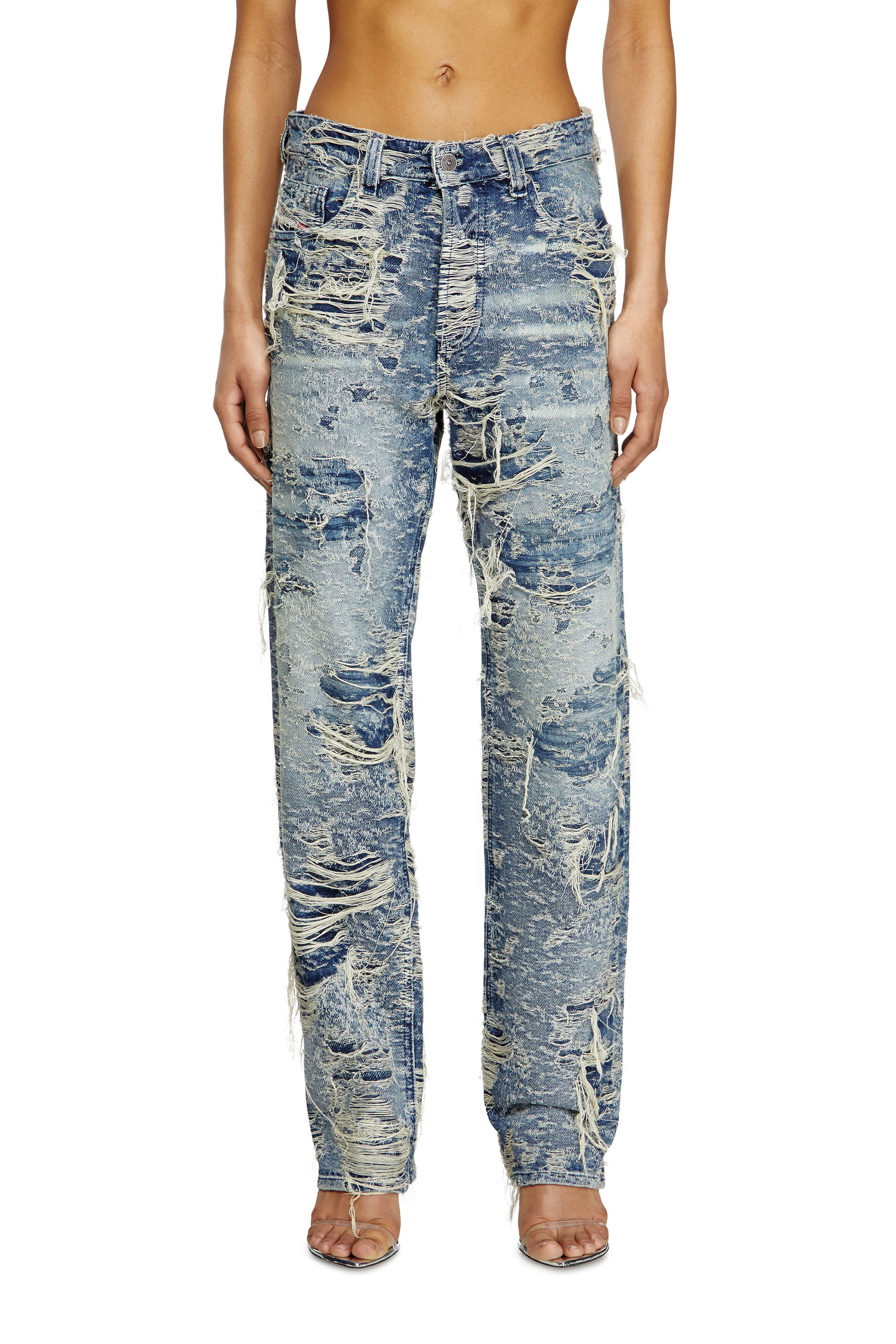 Diesel - Regular Jeans 1988 D-Ark 09M04 Femme, Bleu moyen - Image 3