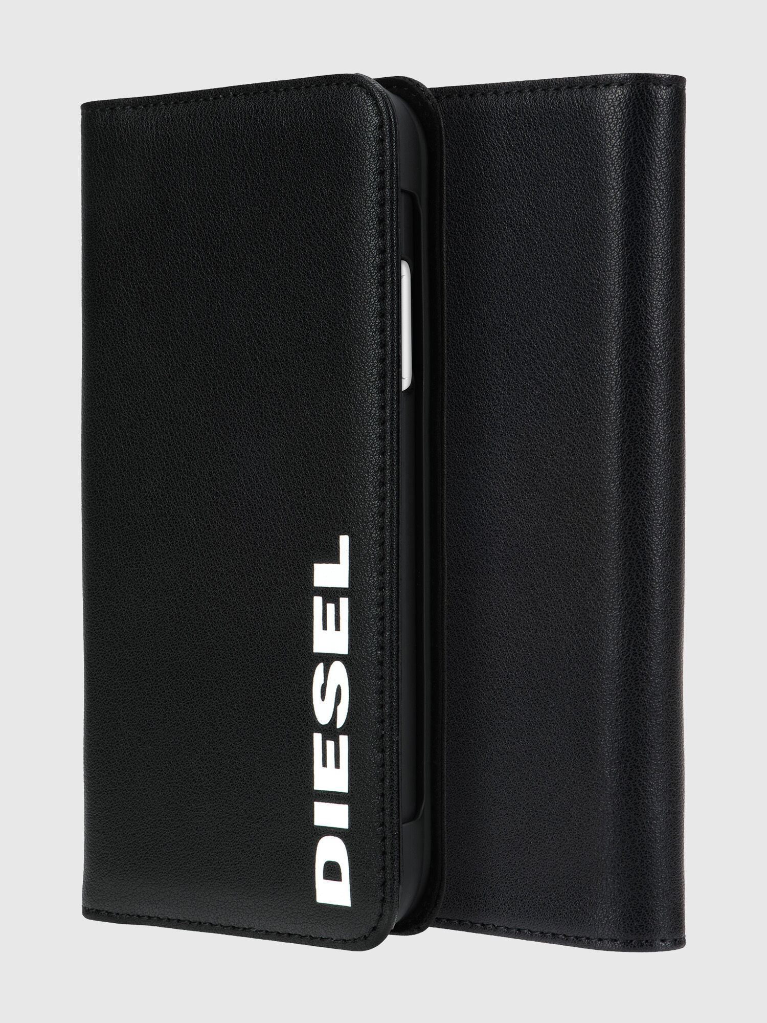 Diesel - DIPH-038-BKLVL, Unisex's 2-in-1 folio case for iPhone 11 in Black - 1