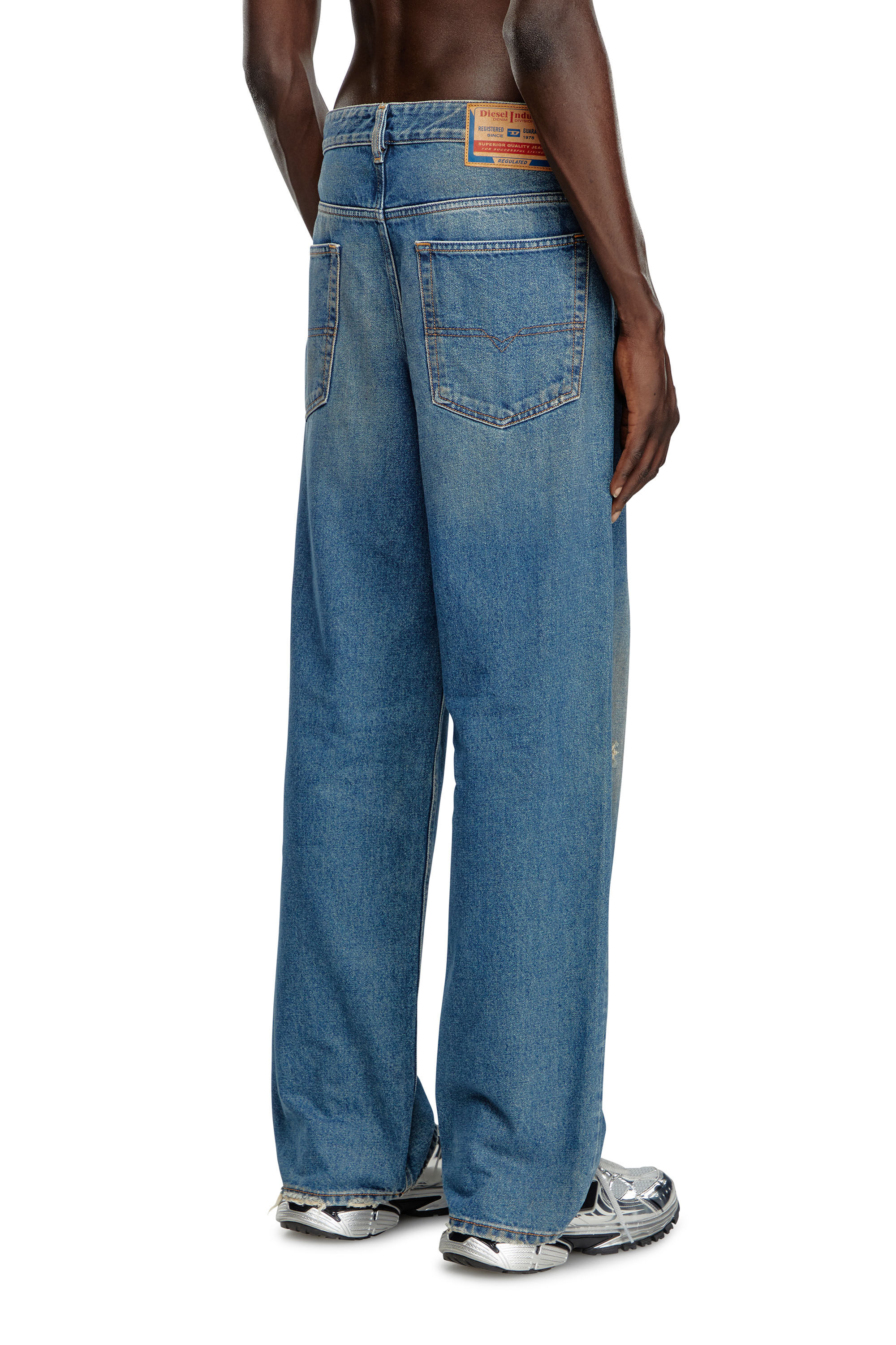 ★DIESEL★ DBay Denim Pants Blue A1100309H6901 Women's Relaxed Jeans | Dark Blue | Diesel 1997 D-Enim