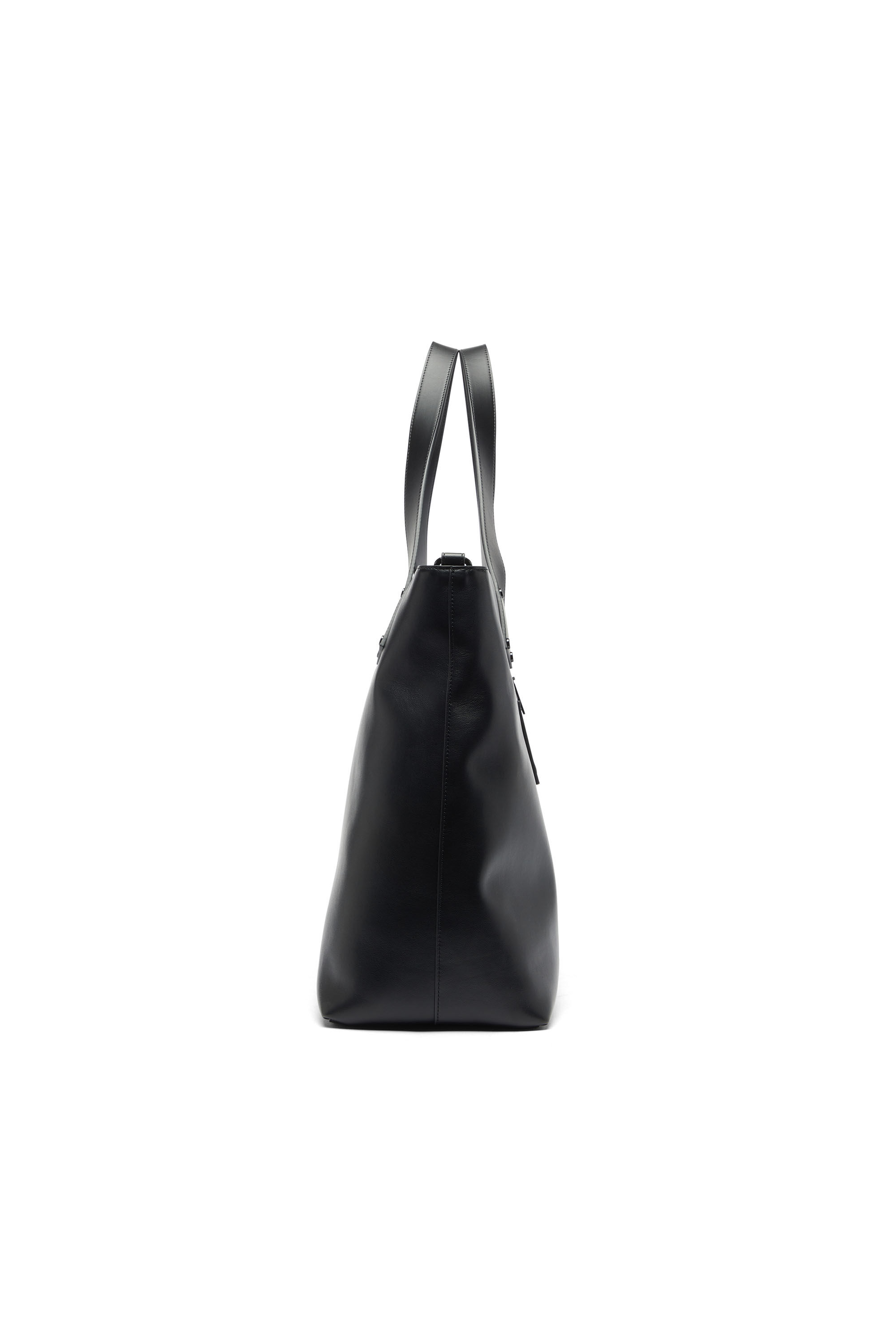 Diesel - RIVET-D TOTE E\W, Rivet-D - Sac shopping zipp&eacute; avec poche &agrave; rabat Homme in Noir - 4