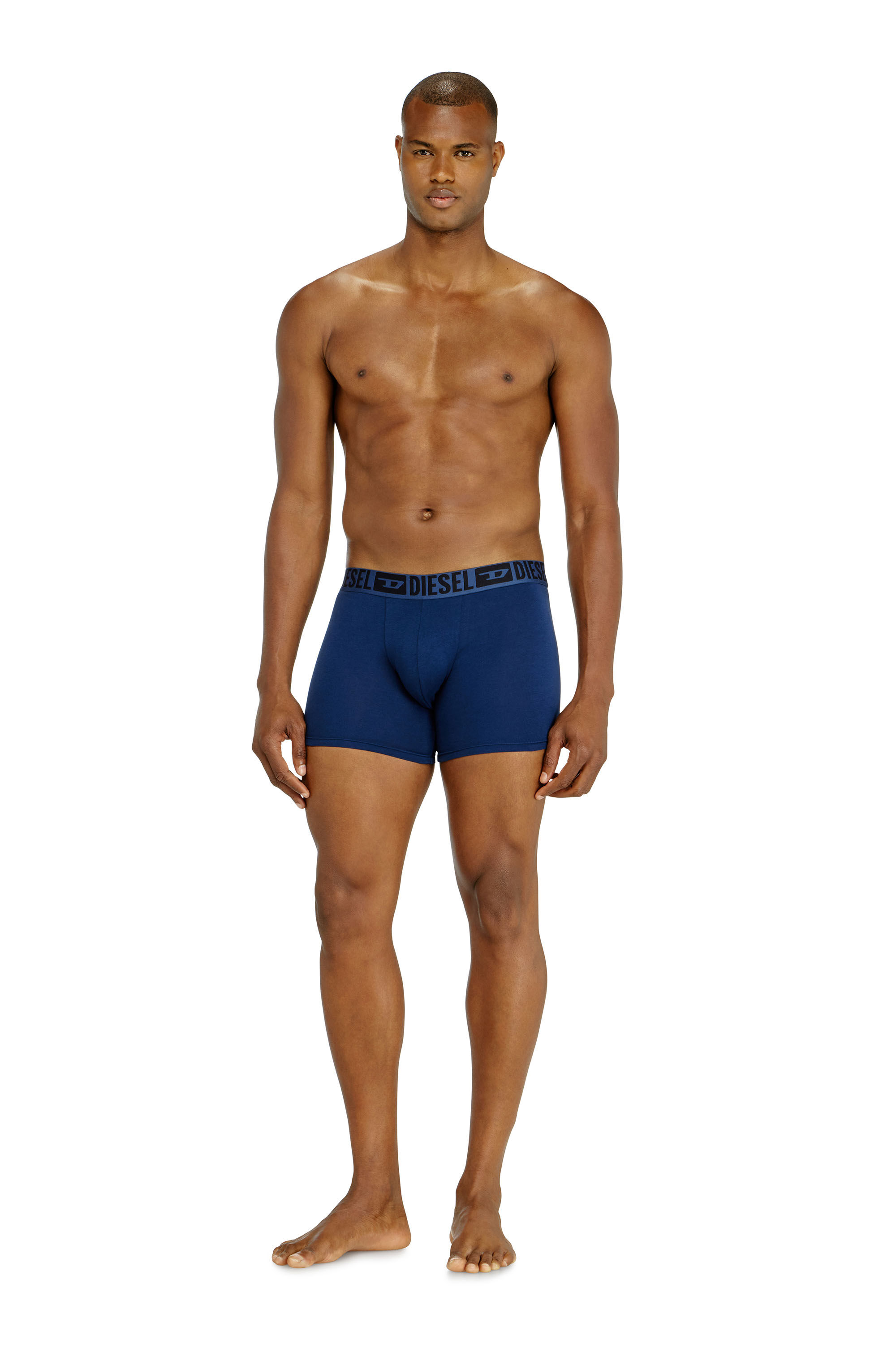 Diesel - SEBASTIAN-D-CORE-3PACK, Lot de trois boxers en coton stretch Homme in Polychrome - 1