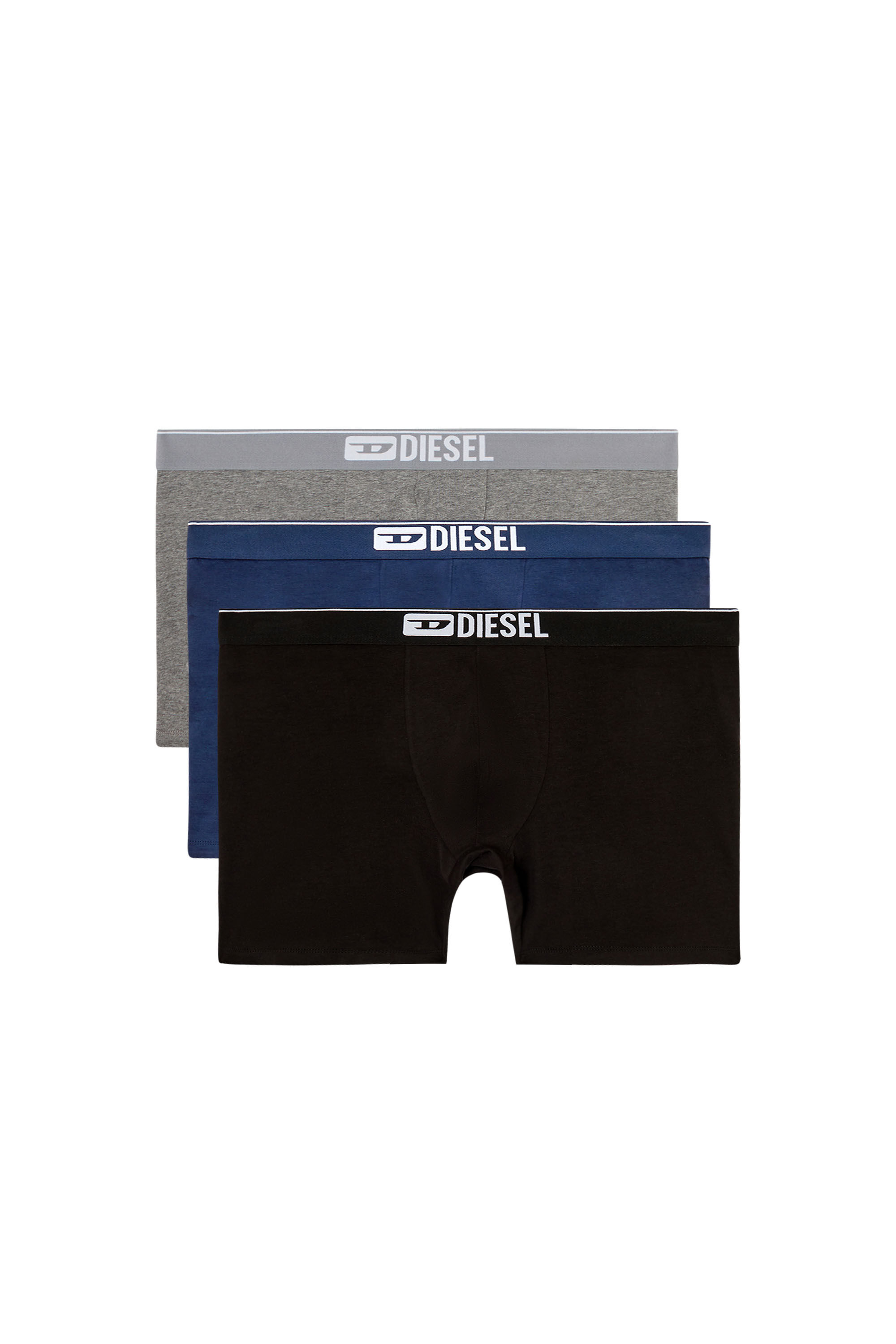 Diesel - MAX-3PACK, Lot de trois boxer en coton stretch Homme in Polychrome - 2