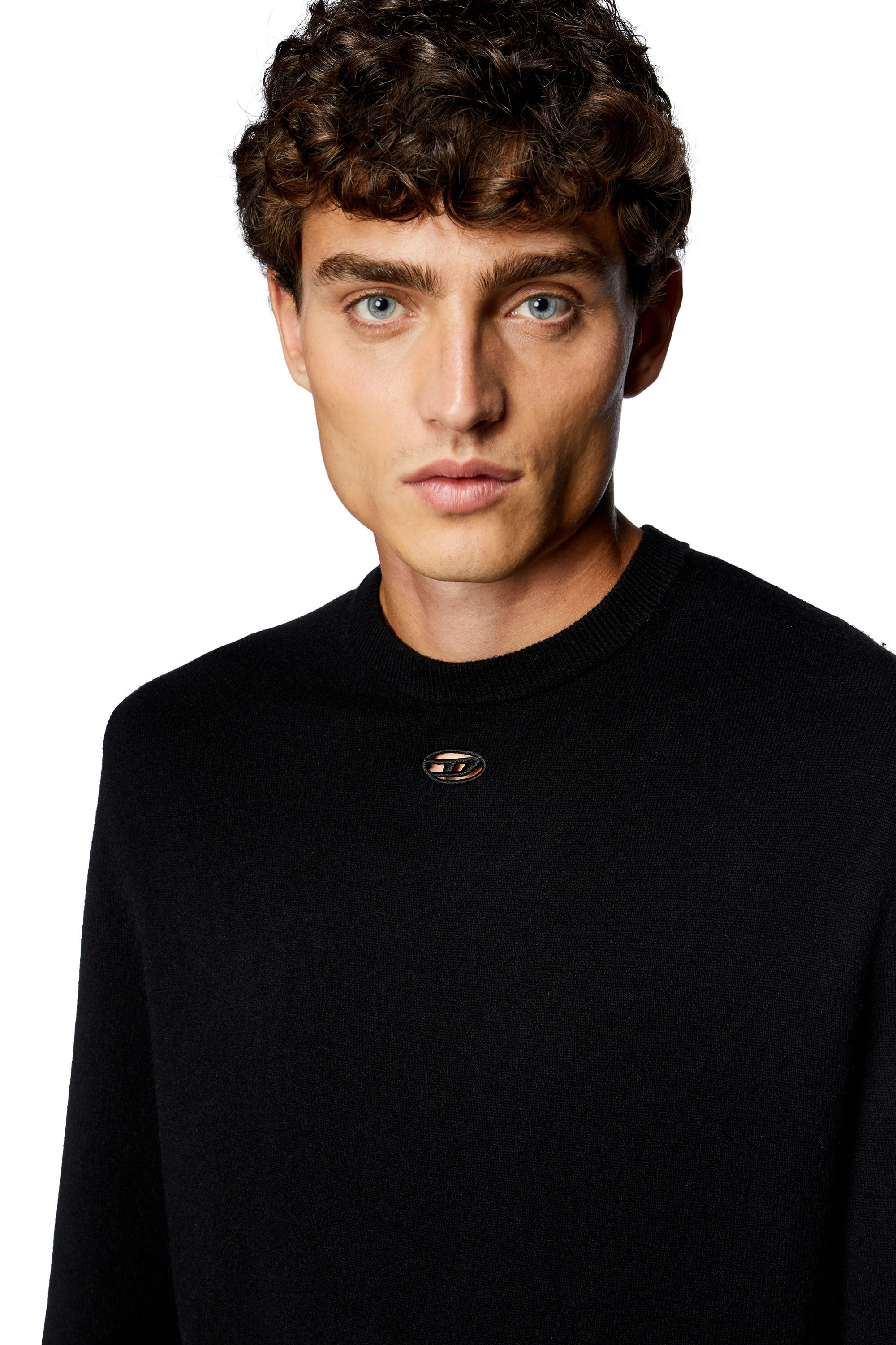 【送料&関税込】Diesel K-vieri Crewneck Jumper Men's Wool and cashmere jumper | Black | Diesel