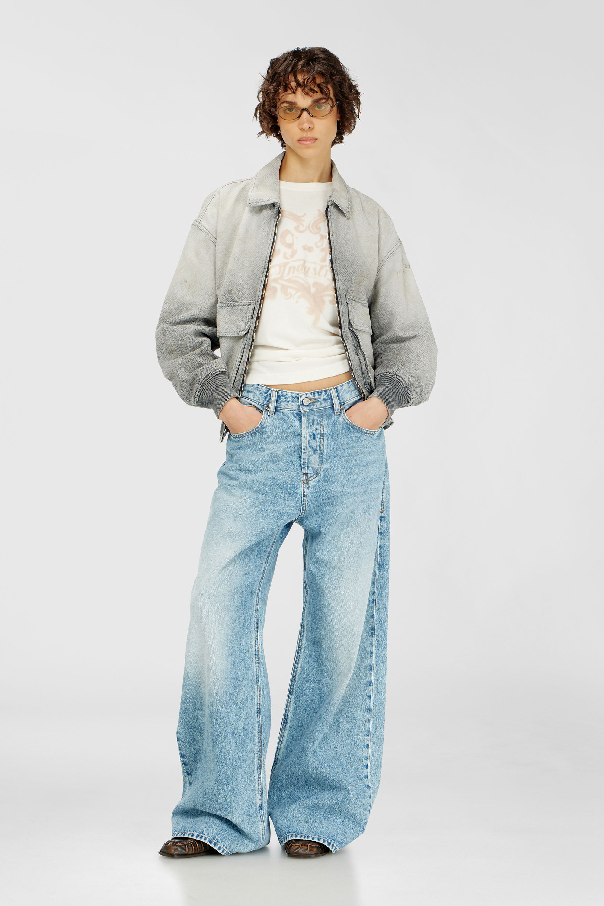 Women's Relaxed Jeans | Light blue | Diesel 1996 D-Sire
