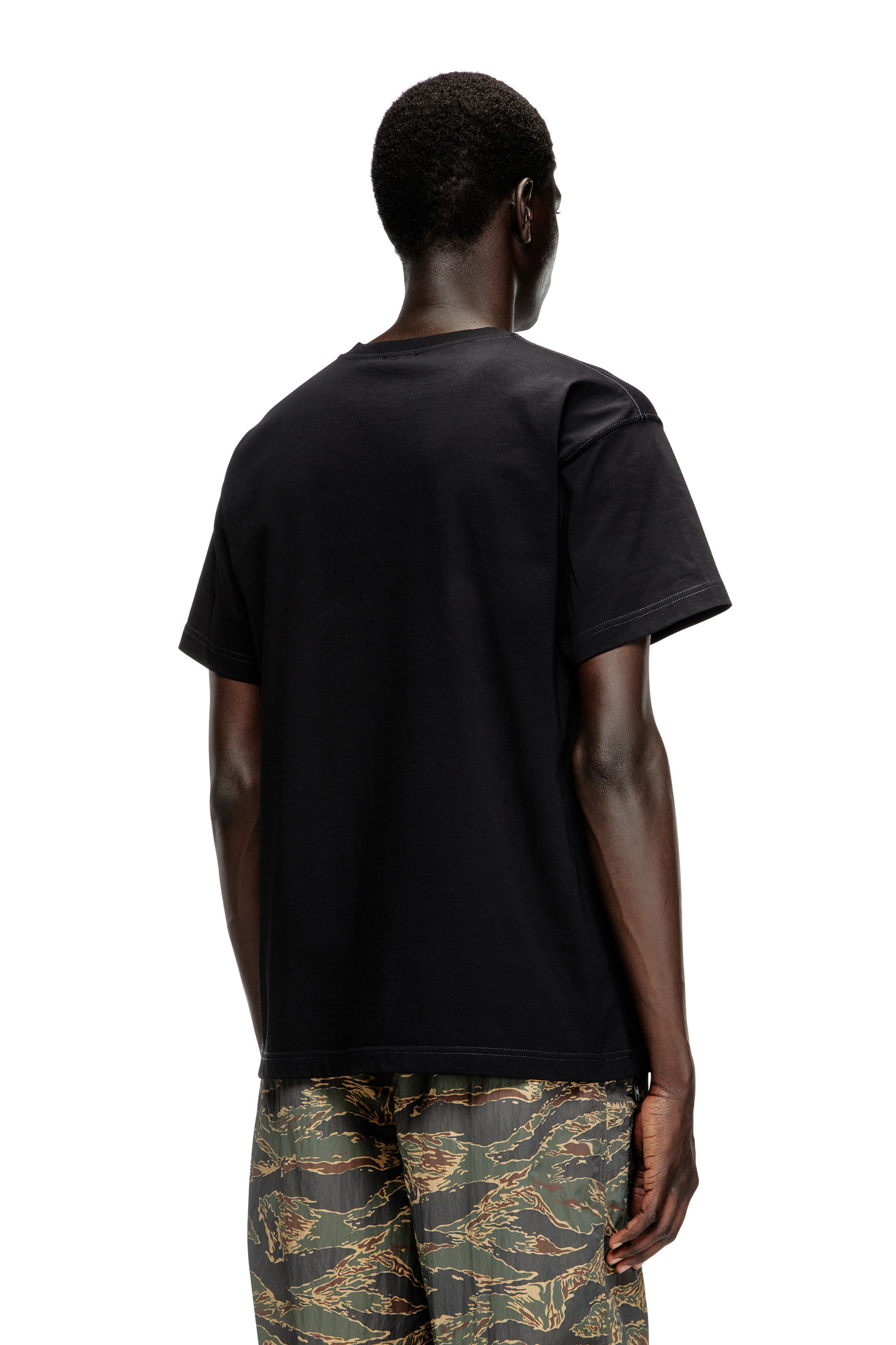 Diesel - T-NORM-T11, T-shirt avec logo Oval D Homme in ToBeDefined - 4