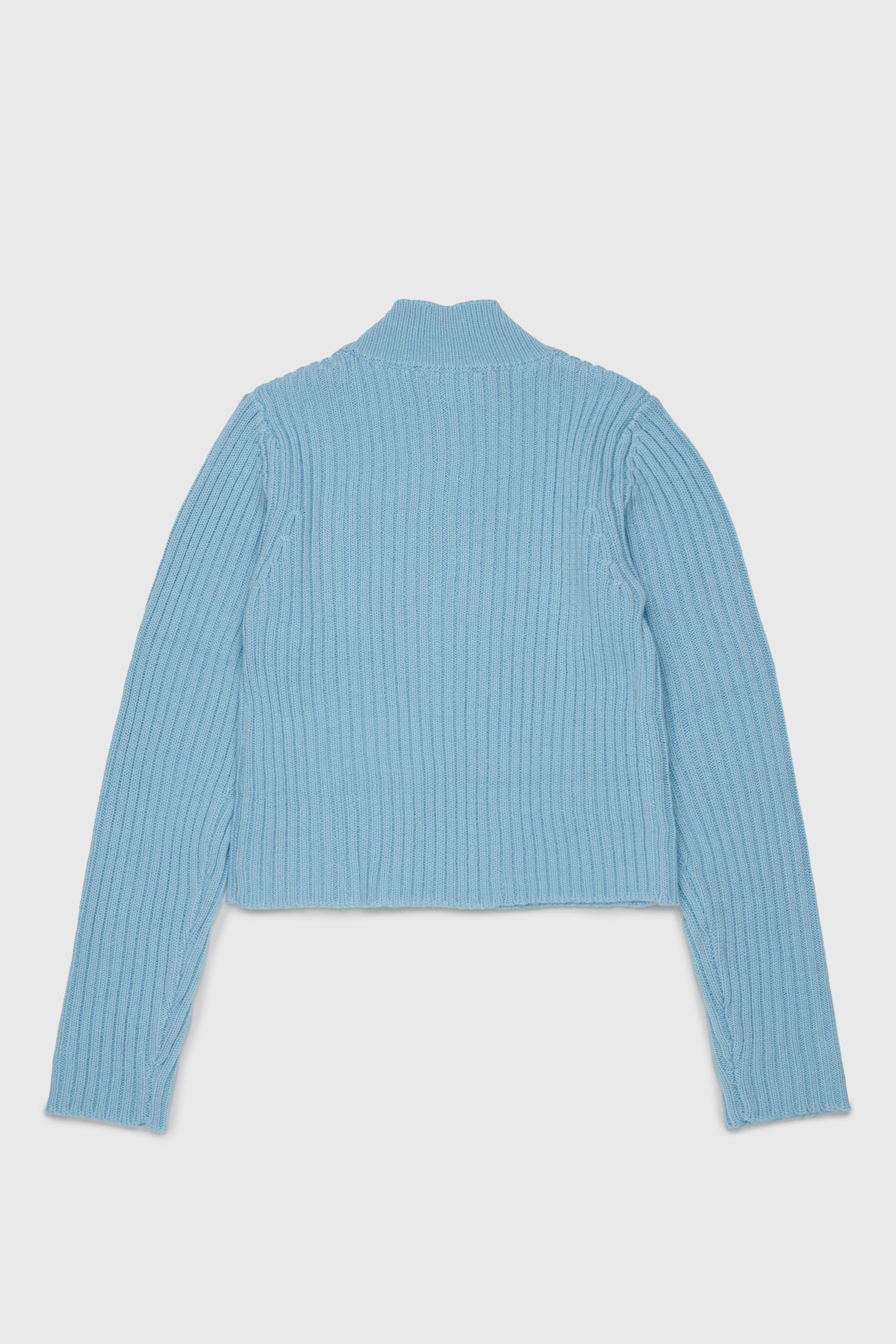 Diesel - KAMMY, Gilet zipp&eacute; en laine m&eacute;lang&eacute;e avec poches Femme in Bleu - 2