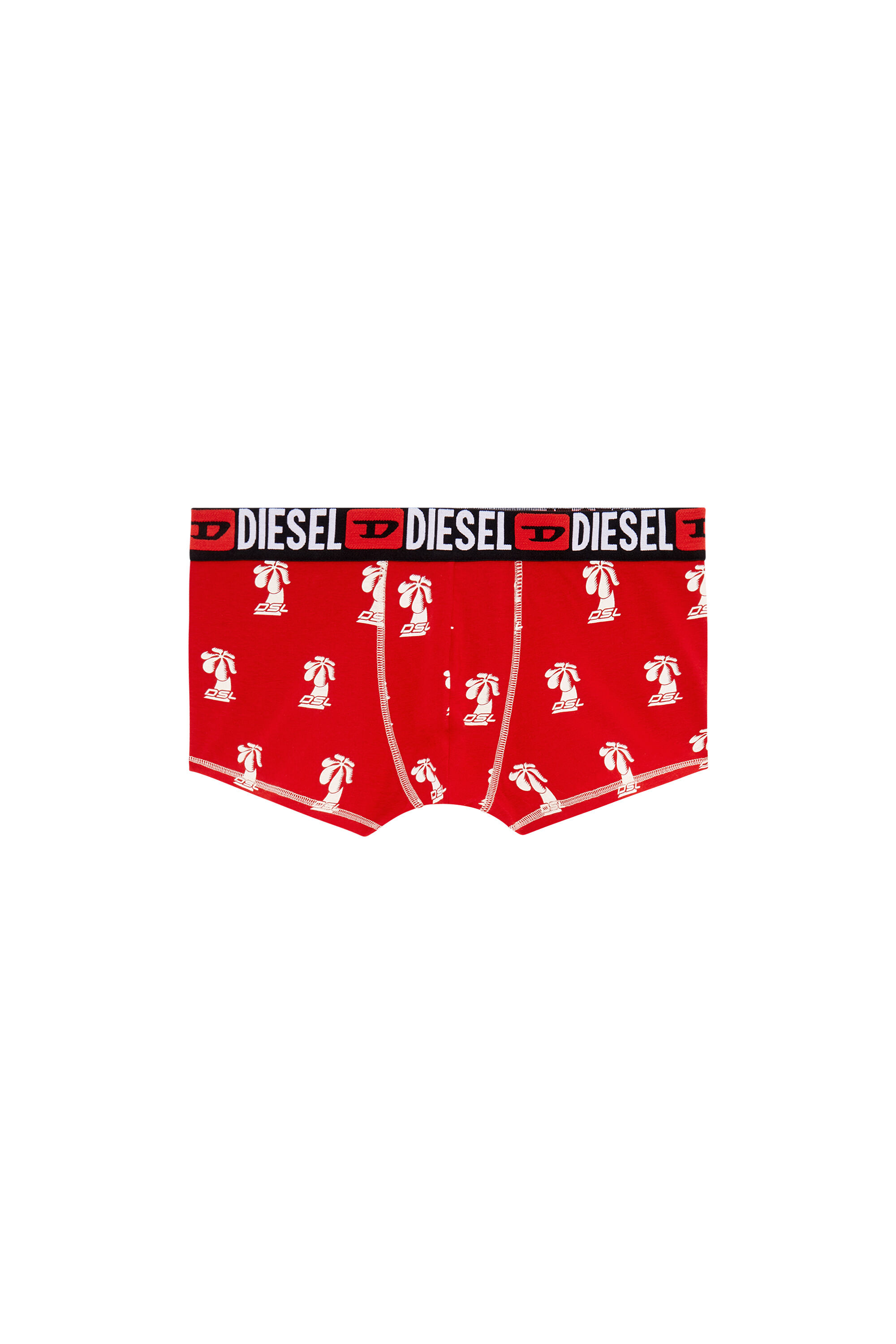 Diesel - UMBX-DAMIEN, Homme Boxer imprimé in Rouge - Image 2
