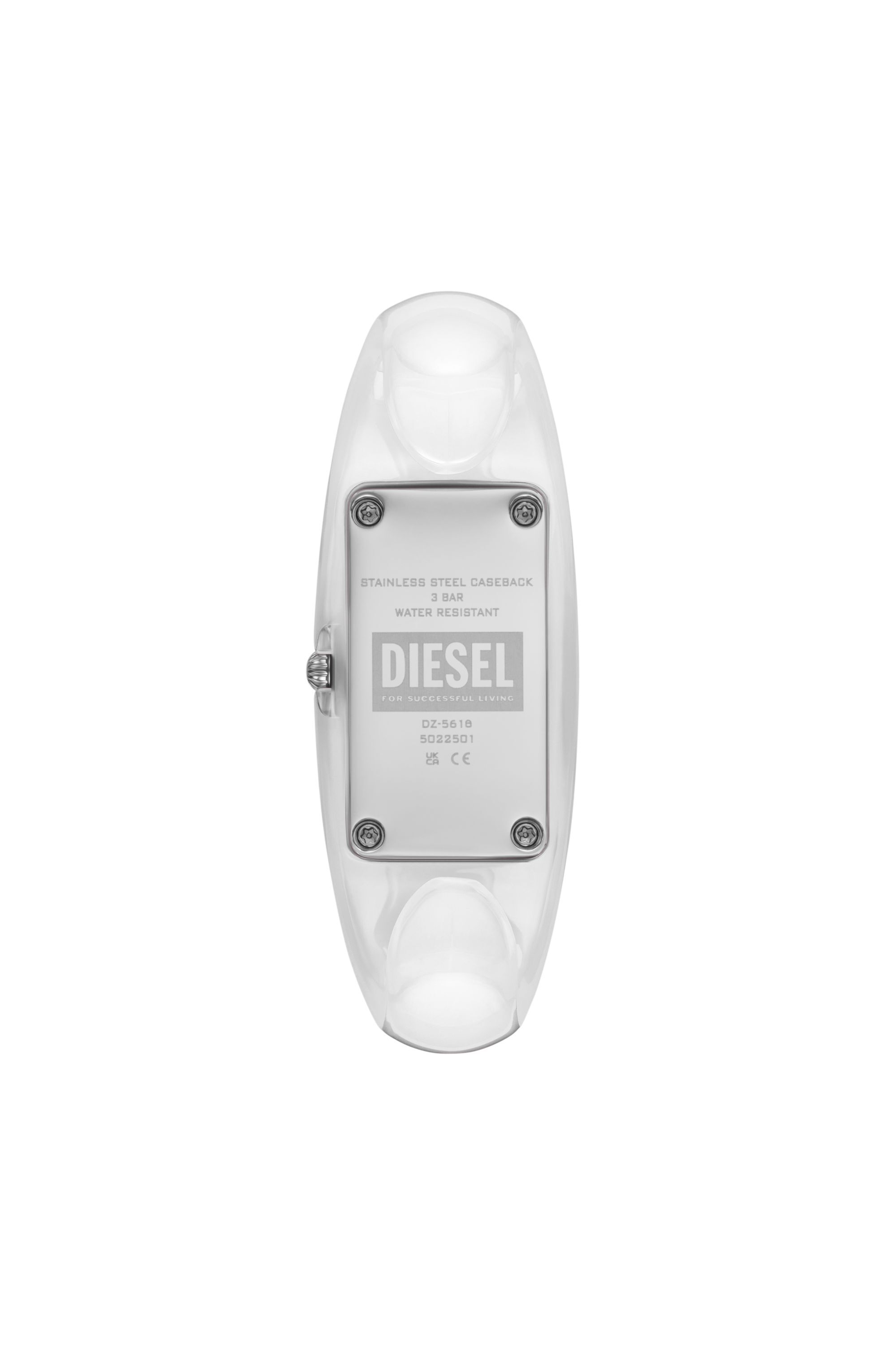 Diesel - DZ5618 WATCH, Diesel Wonder-D Two-Hand White Nylon Resin Watch Femme in Blanc - 2