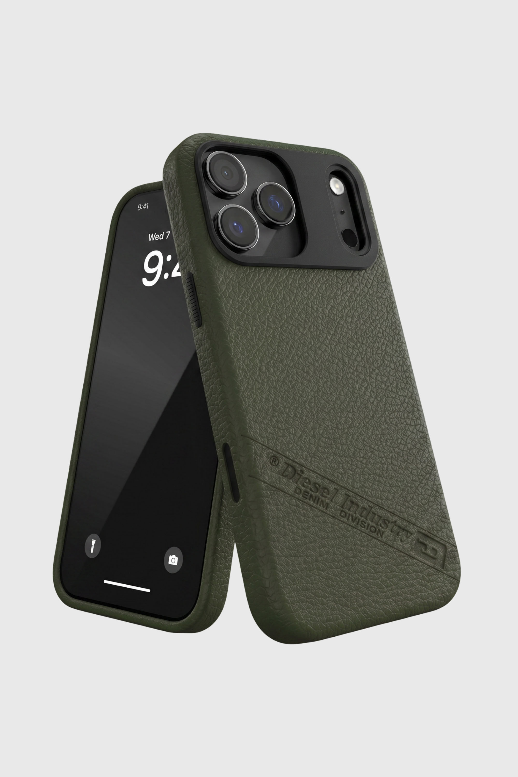 Diesel - 60648 MOULDED CASE, Coque Flag D avec MagSafe pour iPhone 17 Pro Max Mixte in Vert - 6