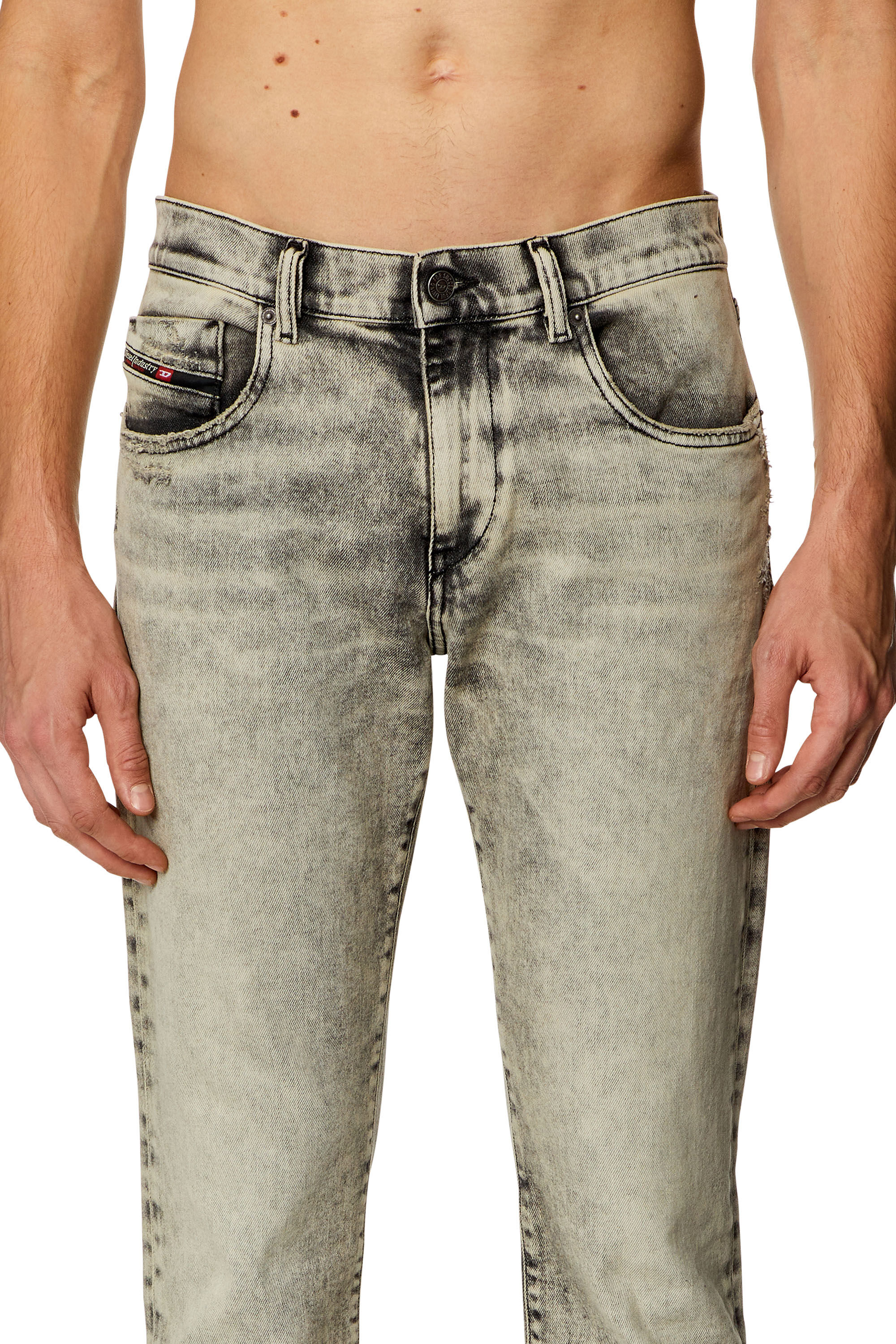 Diesel - Homme Slim Jeans 2019 D-Strukt 09H56, Gris - Image 5