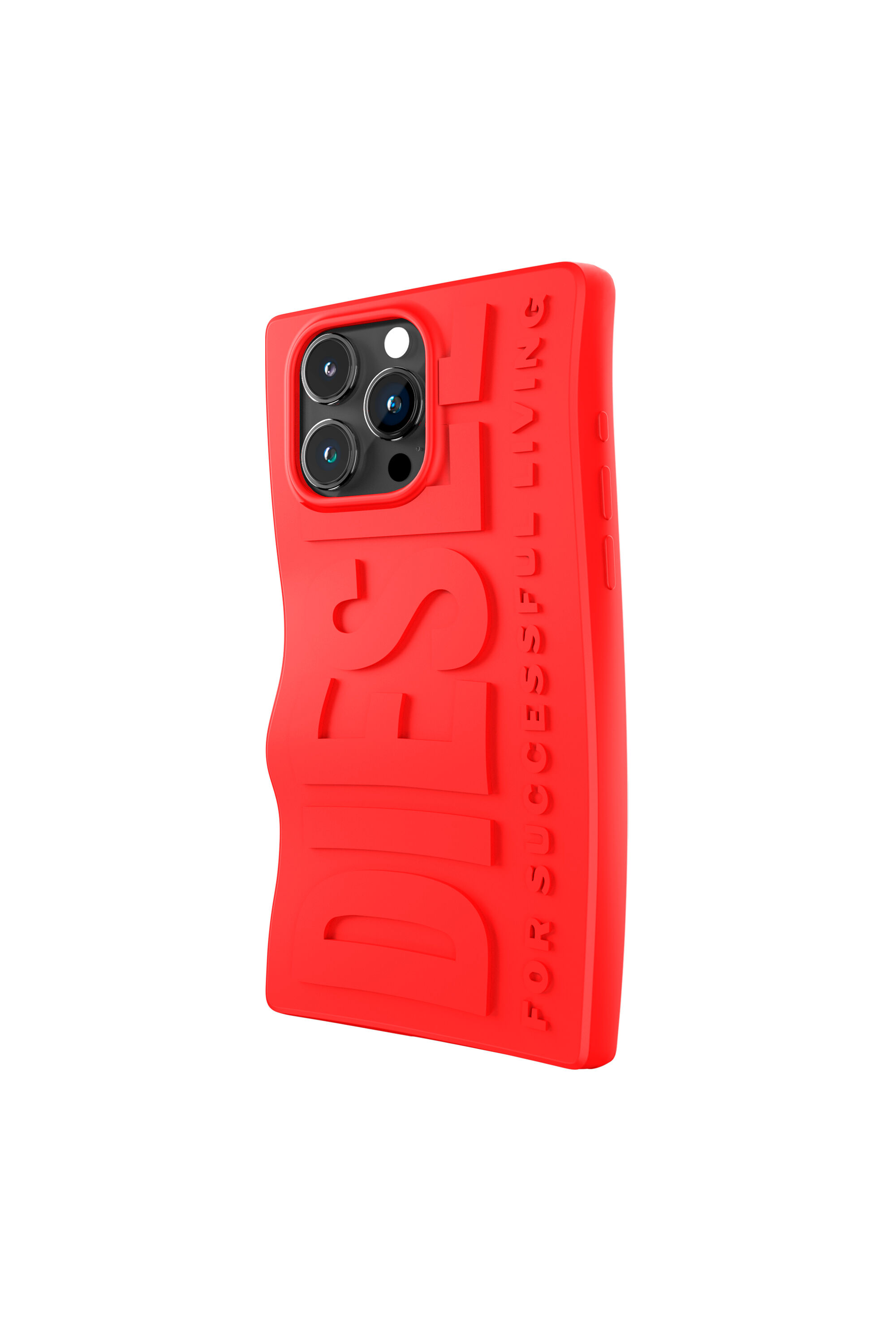 Diesel - 54119 MOULDED CASE, Unisex D By case iP15 Pro Max in Red - Image 4