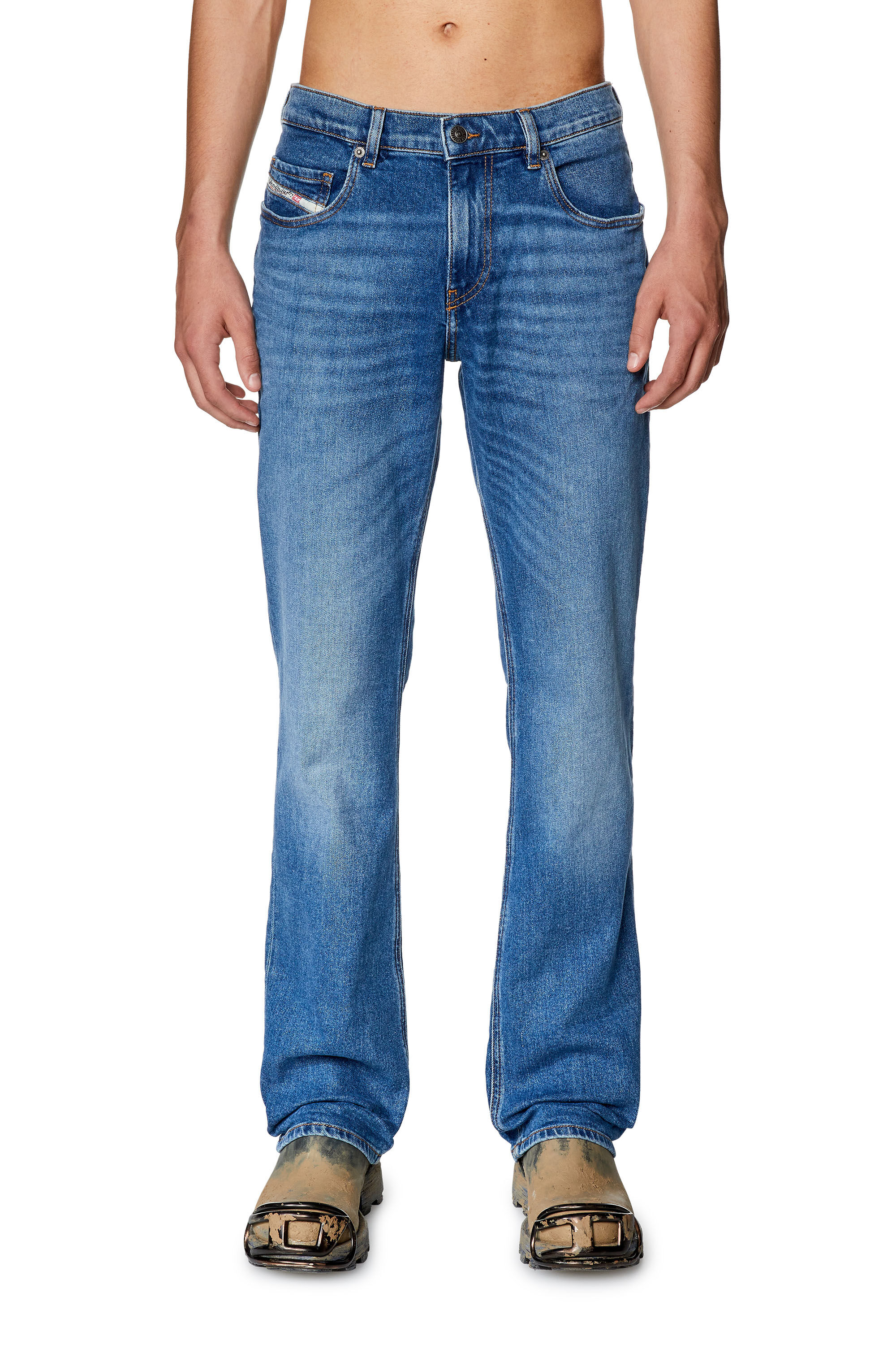 Diesel - Bootcut Jeans 2021 D-Vocs 0ENAT, Medium blue - Image 3