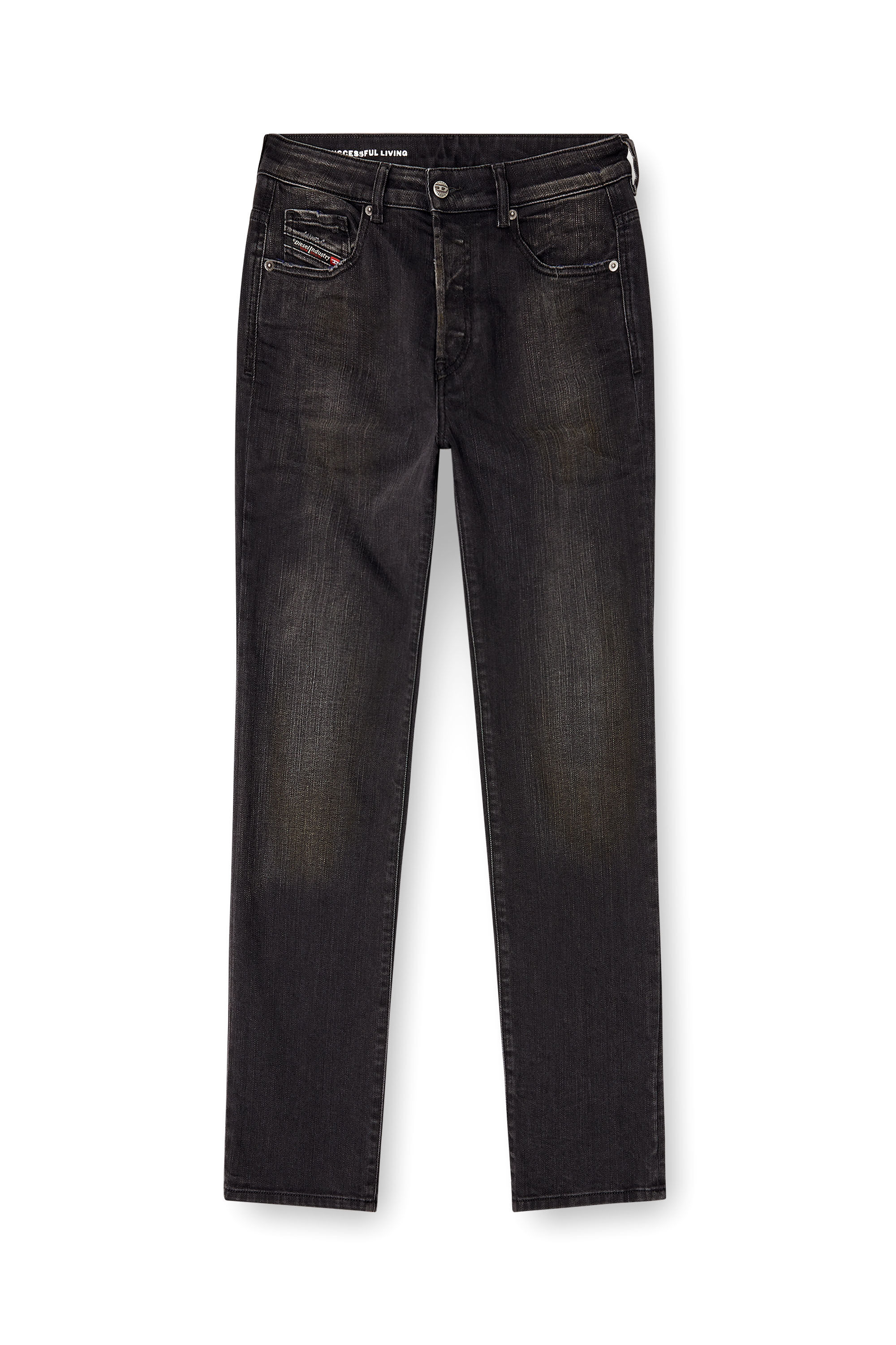 Diesel - Regular Jeans 1989 D-Mine 09M75 Femme, Noir/Gris foncé - Image 2