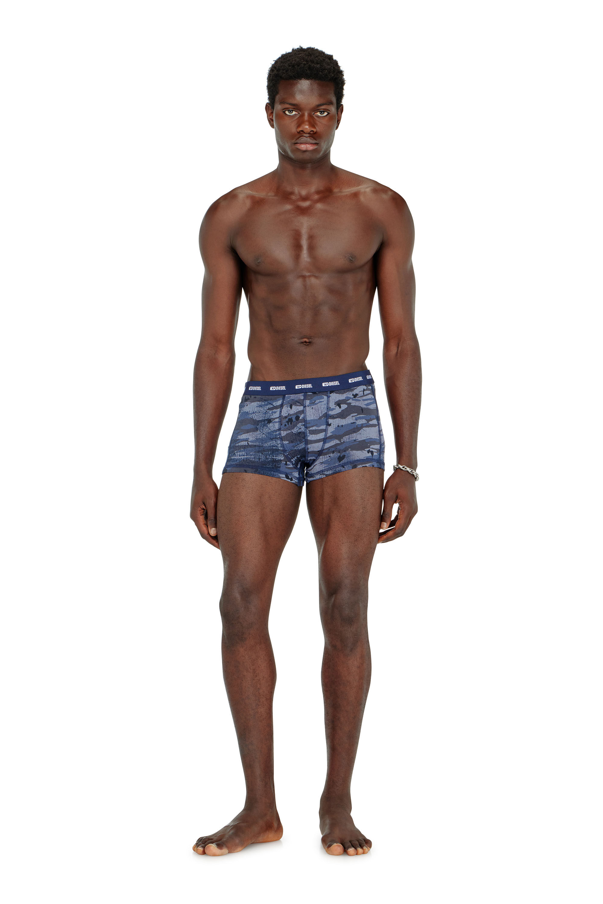 Diesel - DAMIEN-UTLT-3PACK, Man's Three-pack of boxer briefs plain and camo in null - 1
