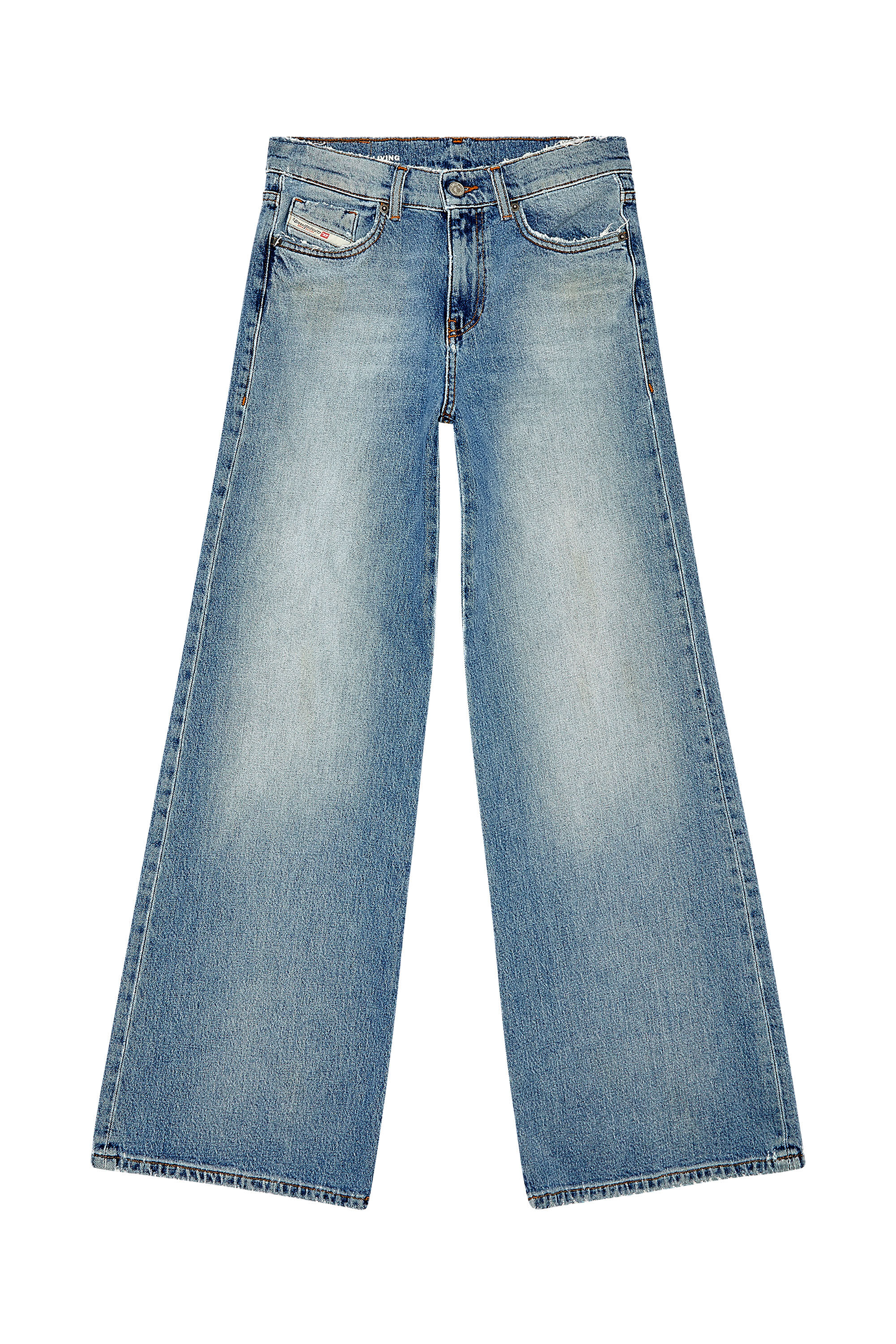 Women's Flare Jeans | Light Blue | Diesel 1978 D-Akemi Women's Flare Jeans | Light Blue | Diesel 1978 D-Akemi