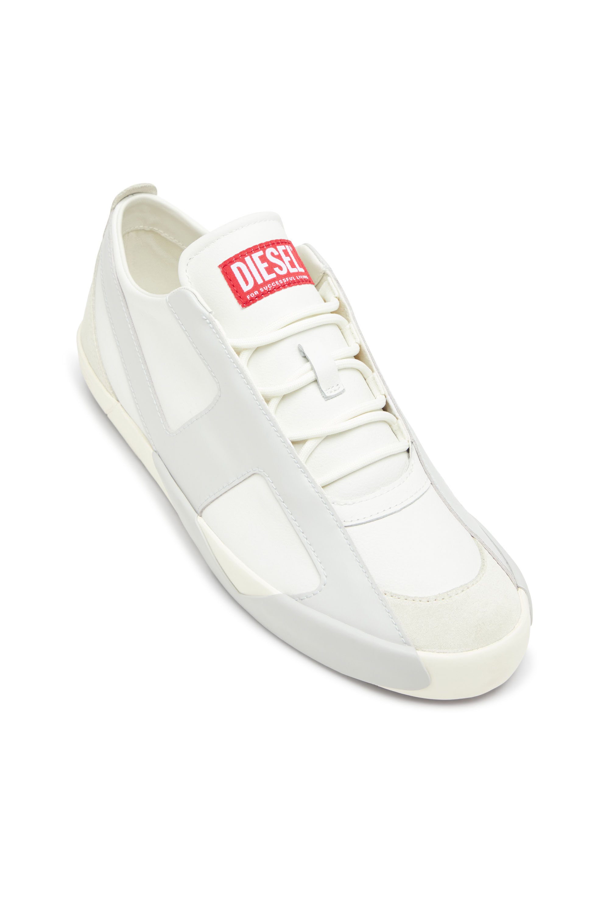 Diesel - S-SLANTE-D LOW, Baskets en daim et cuir avec logo D Homme in ToBeDefined - 6