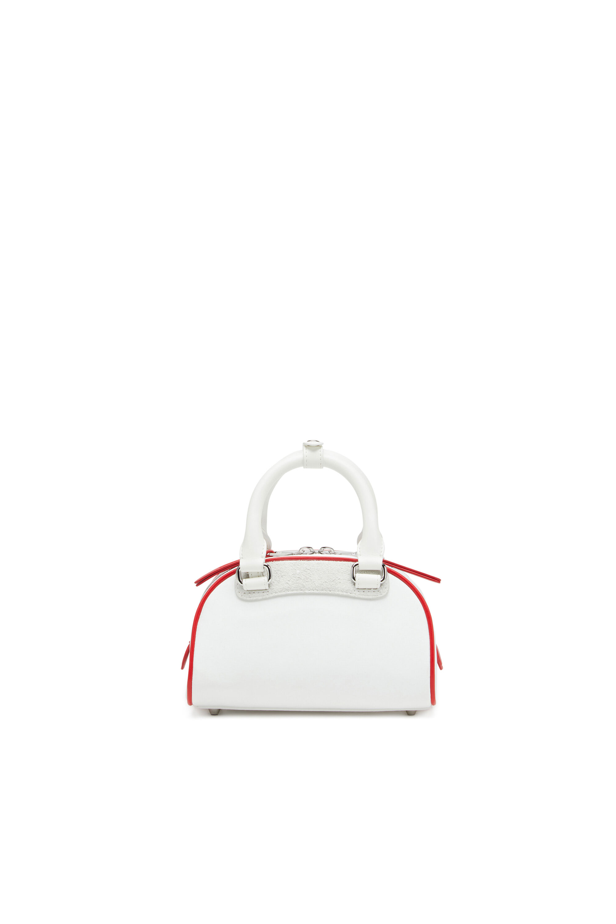 Diesel - 1DR DOME CROSSBODY, 1DR Dome-Mini sac bowling color-block Femme in Blanc - 2